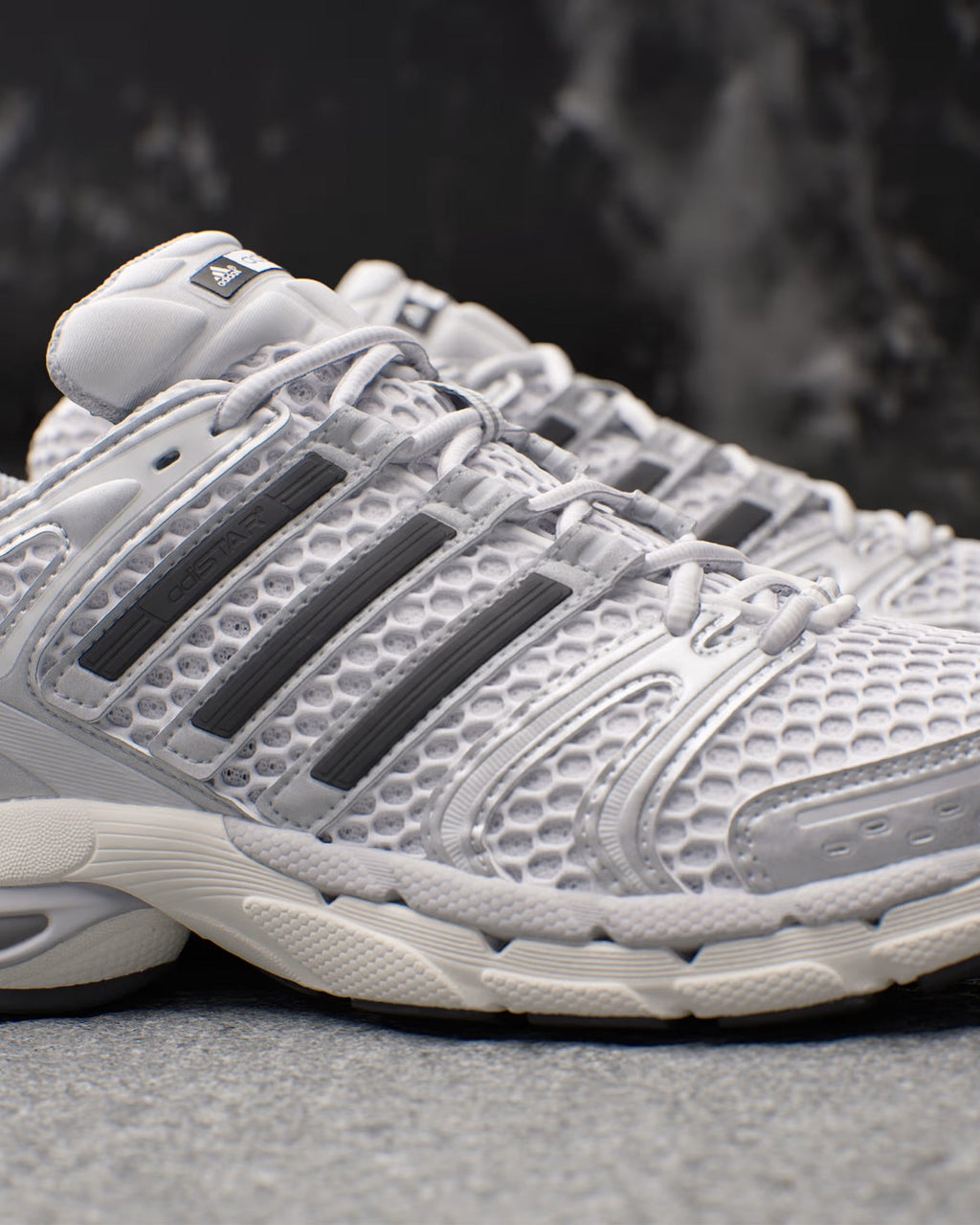 adidas Adistar Control 5 Shoes - Silver Metallic / Grey One / Core Black