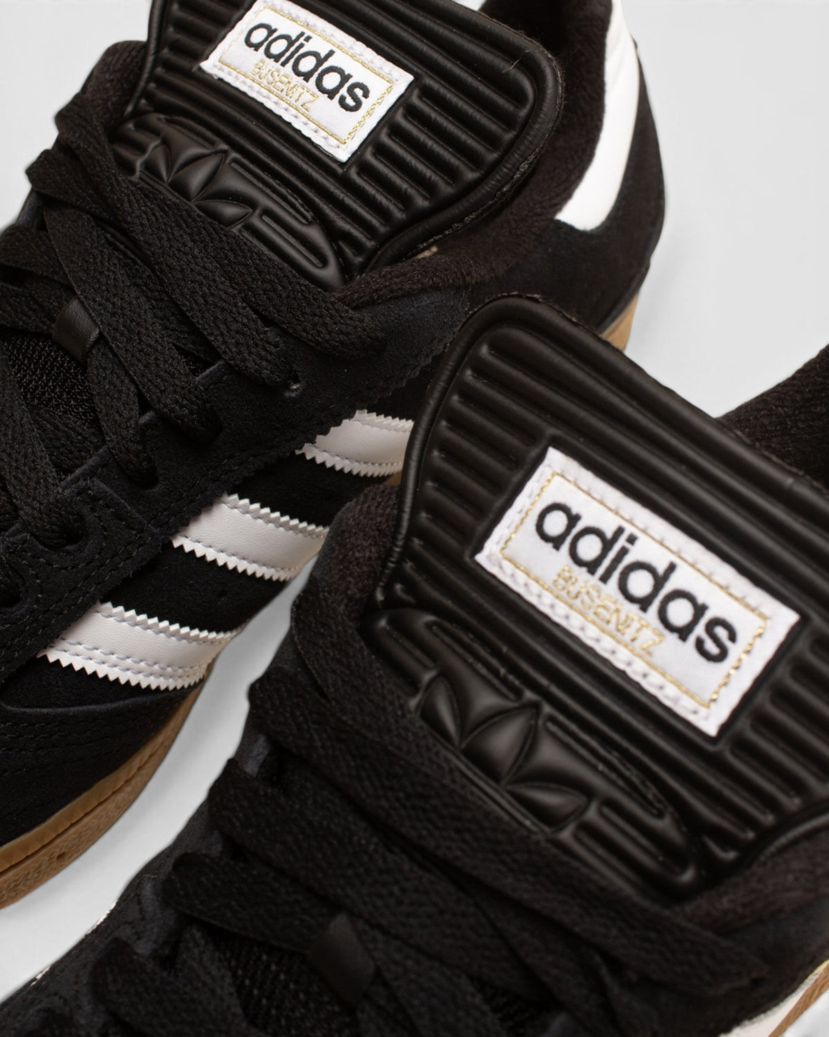 adidas Skateboarding Busenitz Shoes - Core Black / Cloud White / Gold Metallic
