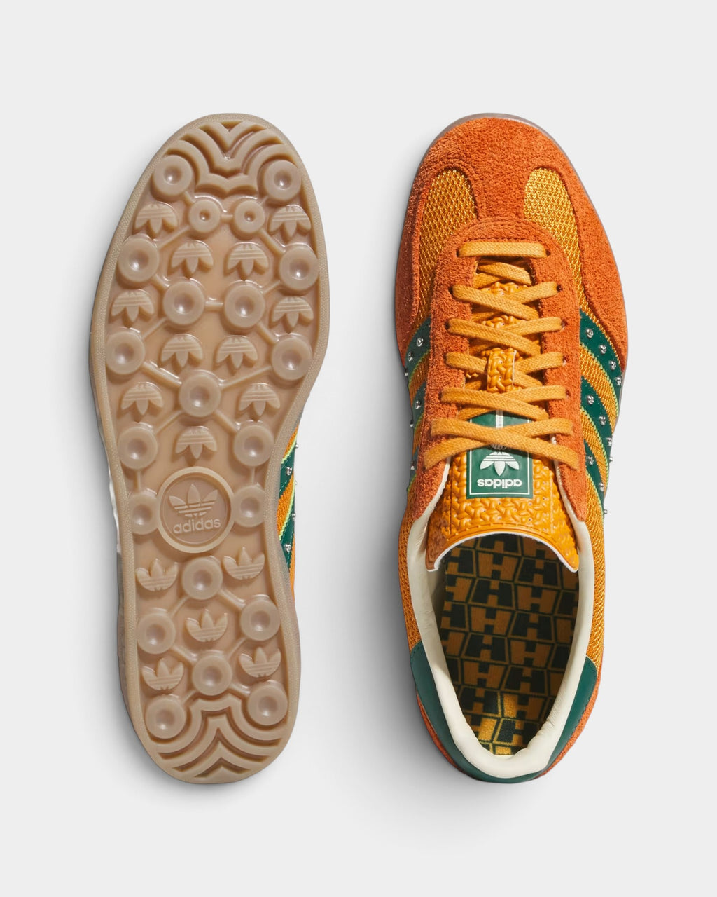 adidas Skateboarding Gazelle Indoor x Hardies Shoes - Rustic Orange / Collegiate Green / Gum