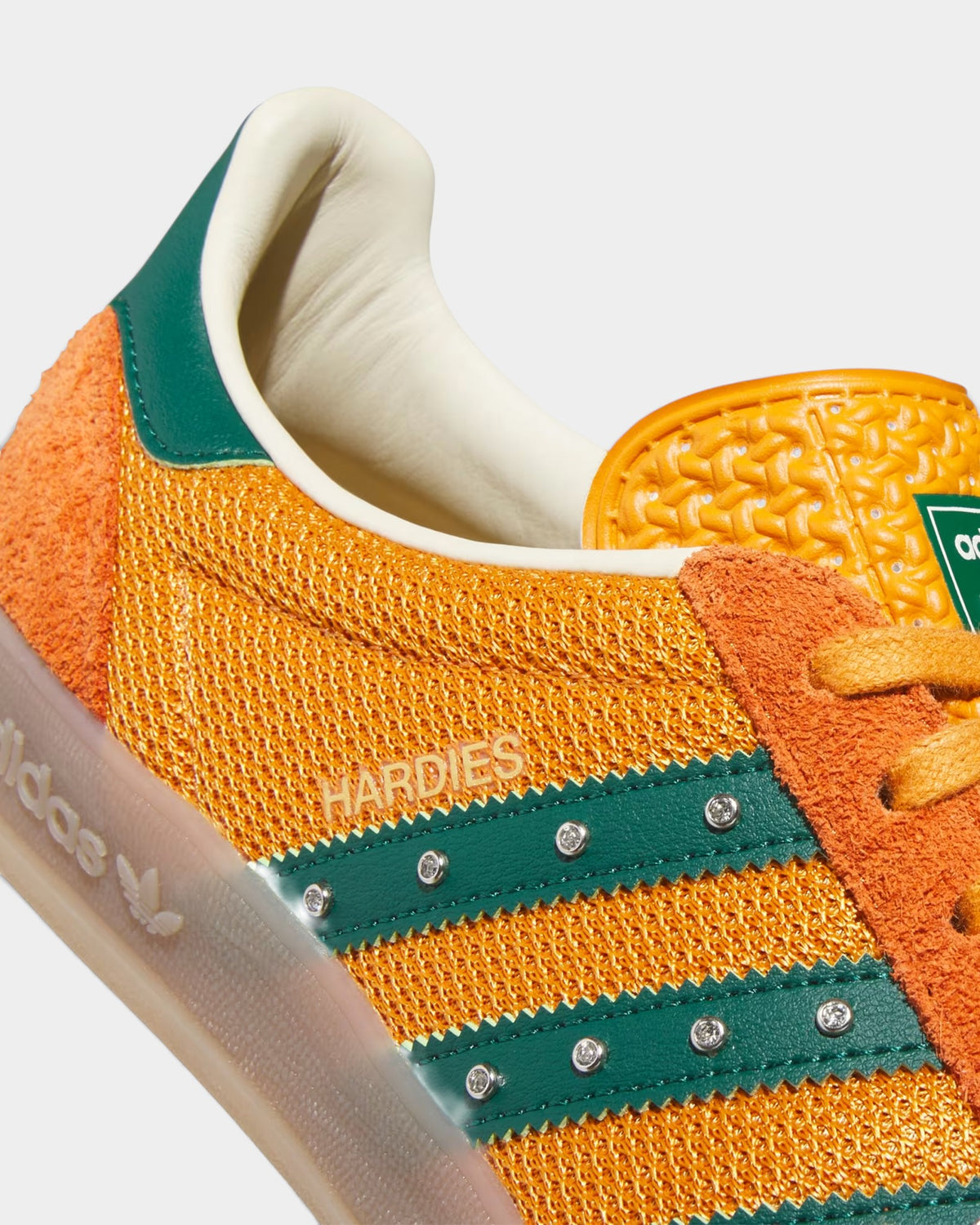 adidas Skateboarding Gazelle Indoor x Hardies Shoes - Rustic Orange / Collegiate Green / Gum
