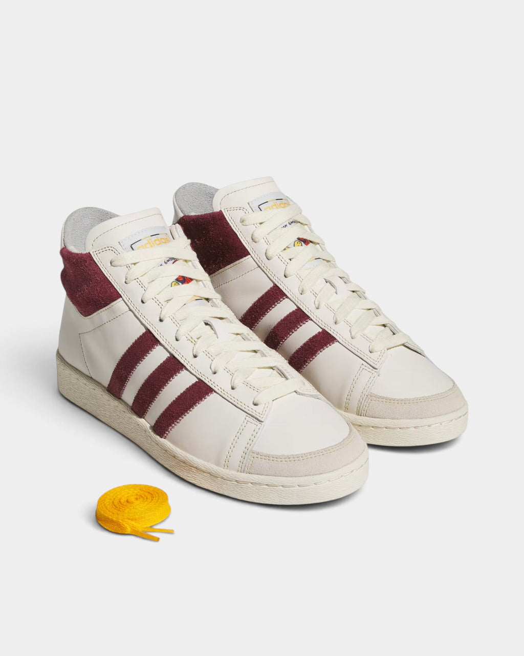 adidas Skateboarding Gonz Jabbar Hi Shoes - Chalk White / Shadow Red / Aluminium