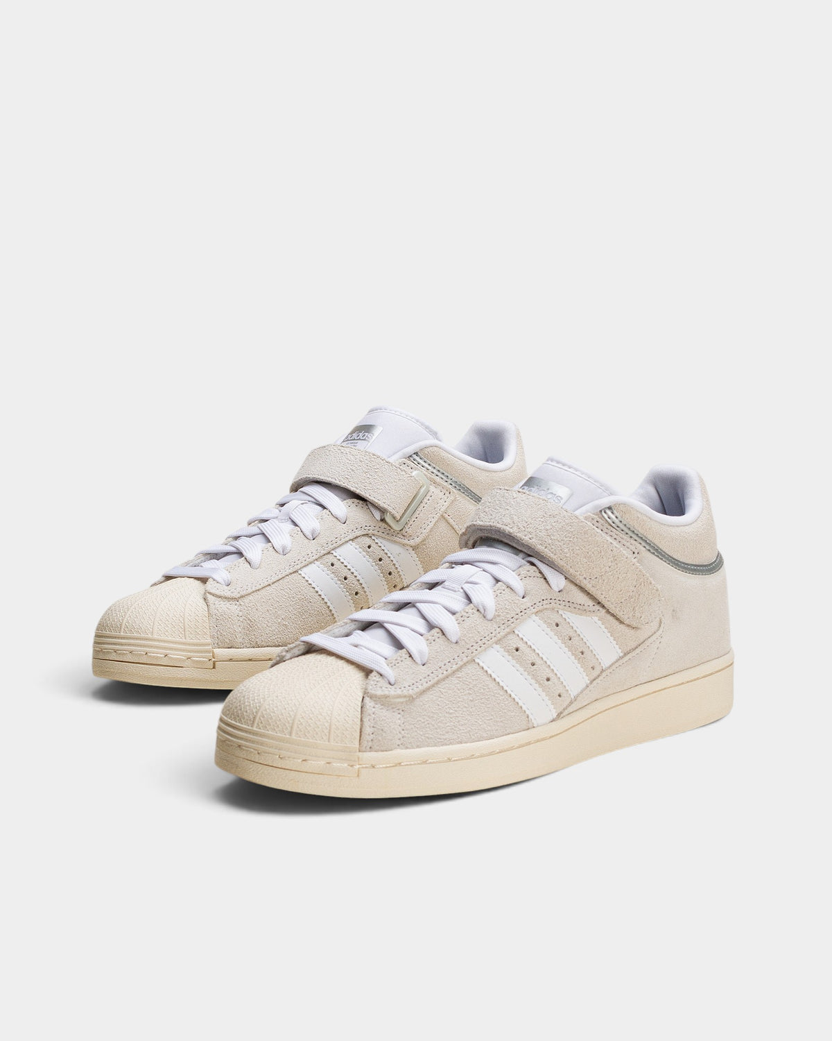 adidas Skateboarding Pro Shell ADV Shoes - Footwear White / Metallic Silver / Cloud White