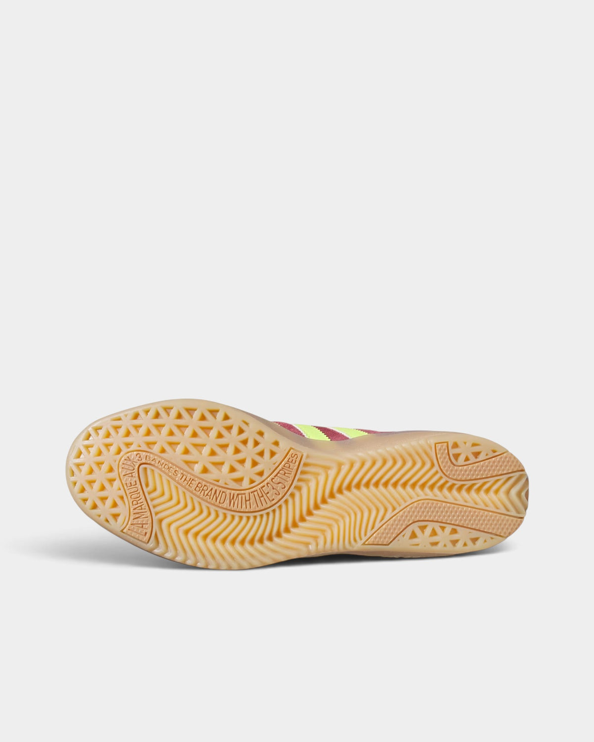 adidas Skateboarding Puig Samba Shoes - Maroon / Semi Solar Yellow / Shadow Red