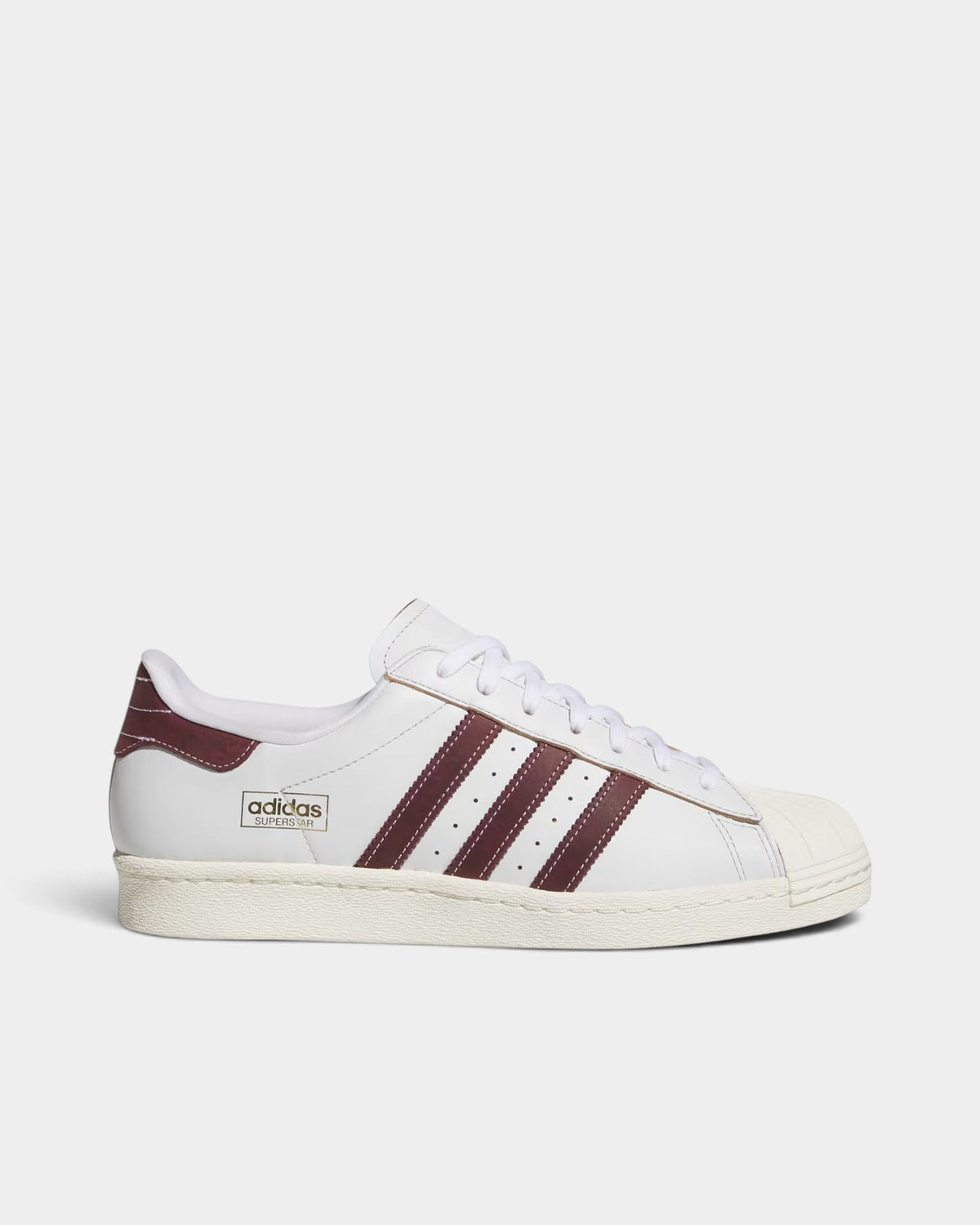 adidas Skateboarding Superstar 80 ADV Shoes - Crystal White / Shadow Red / Off White