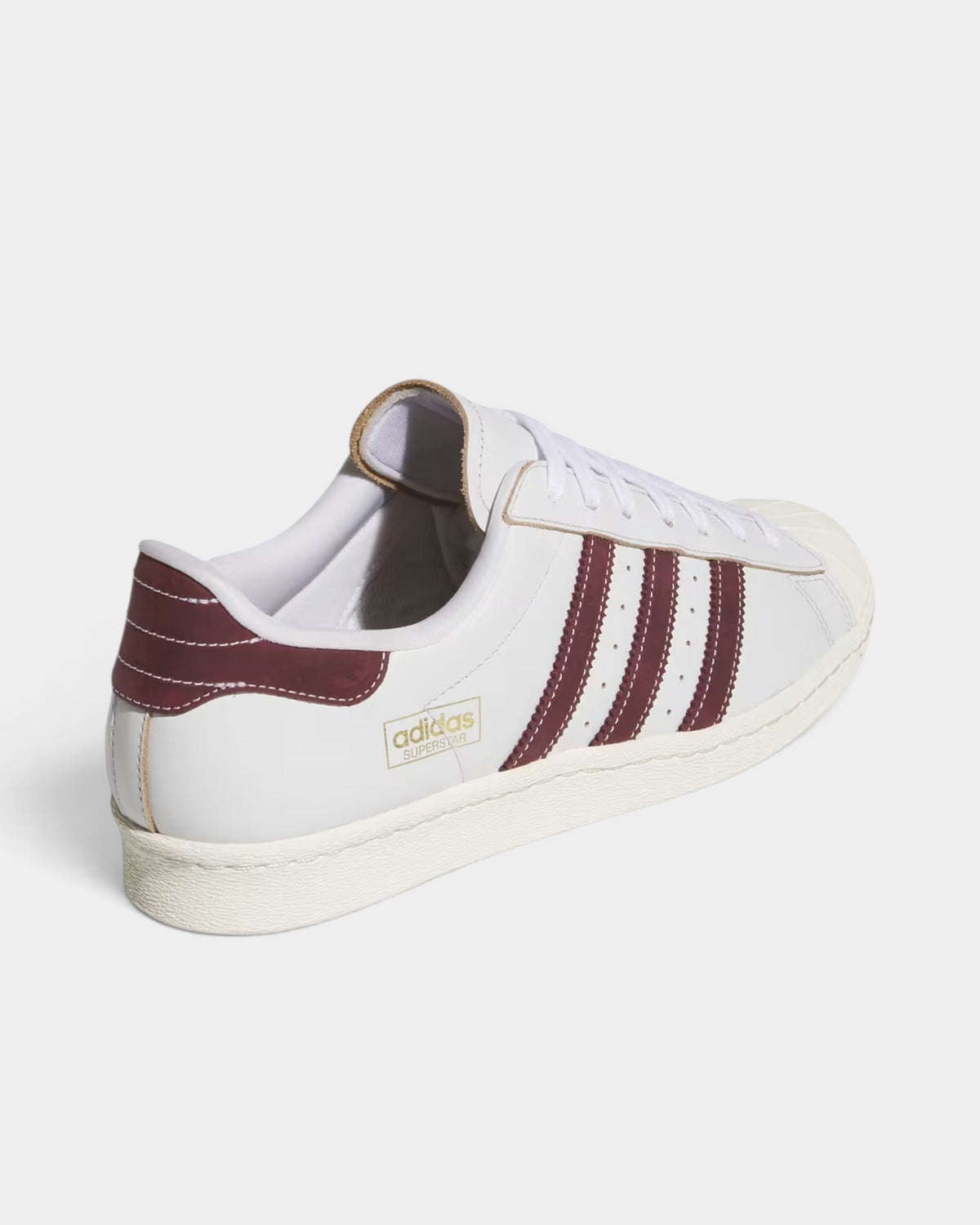 adidas Skateboarding Superstar 80 ADV Shoes - Crystal White / Shadow Red / Off White