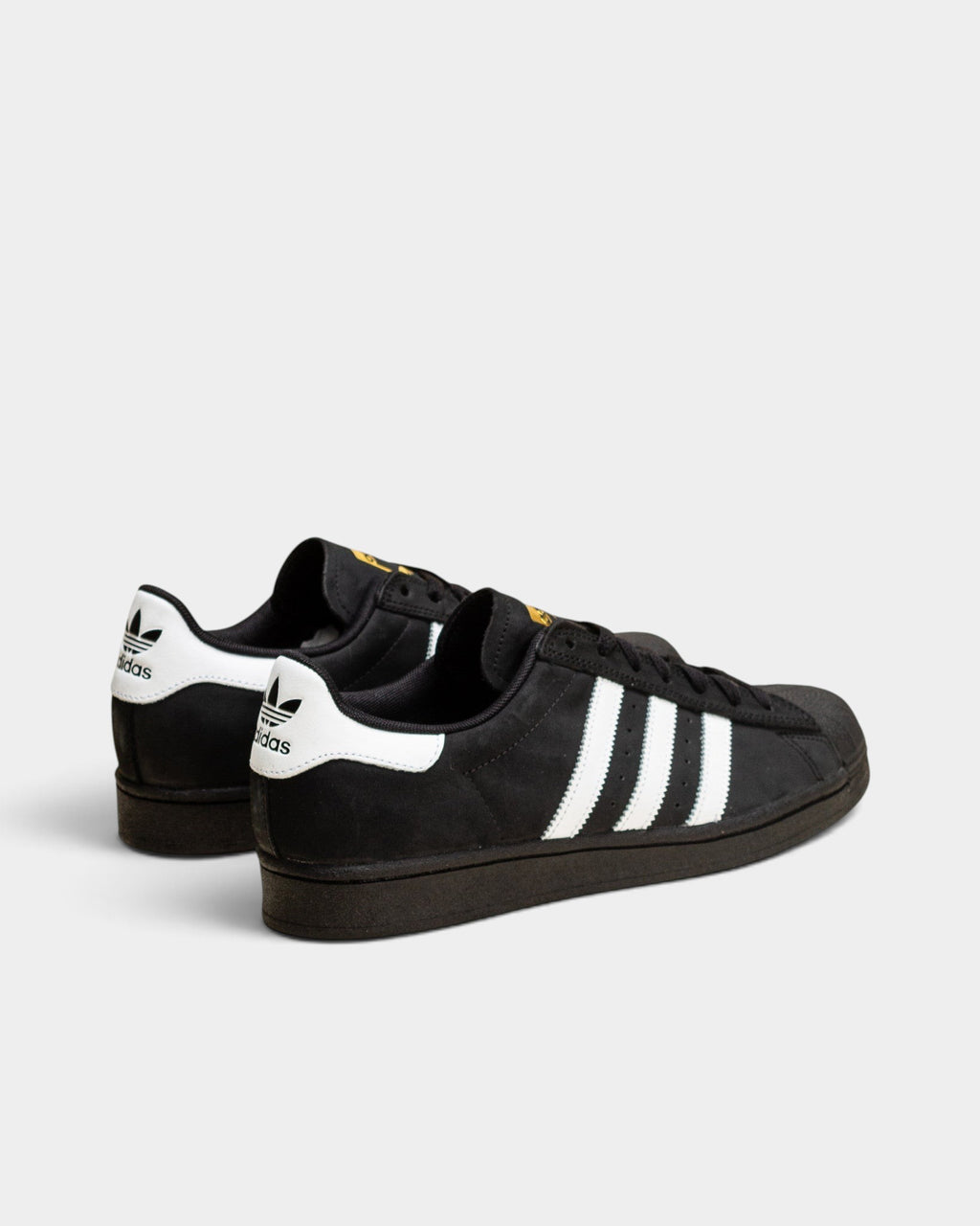 adidas Skateboarding Superstar ADV Shoes - Core Black / Cloud White / Gold Metallic