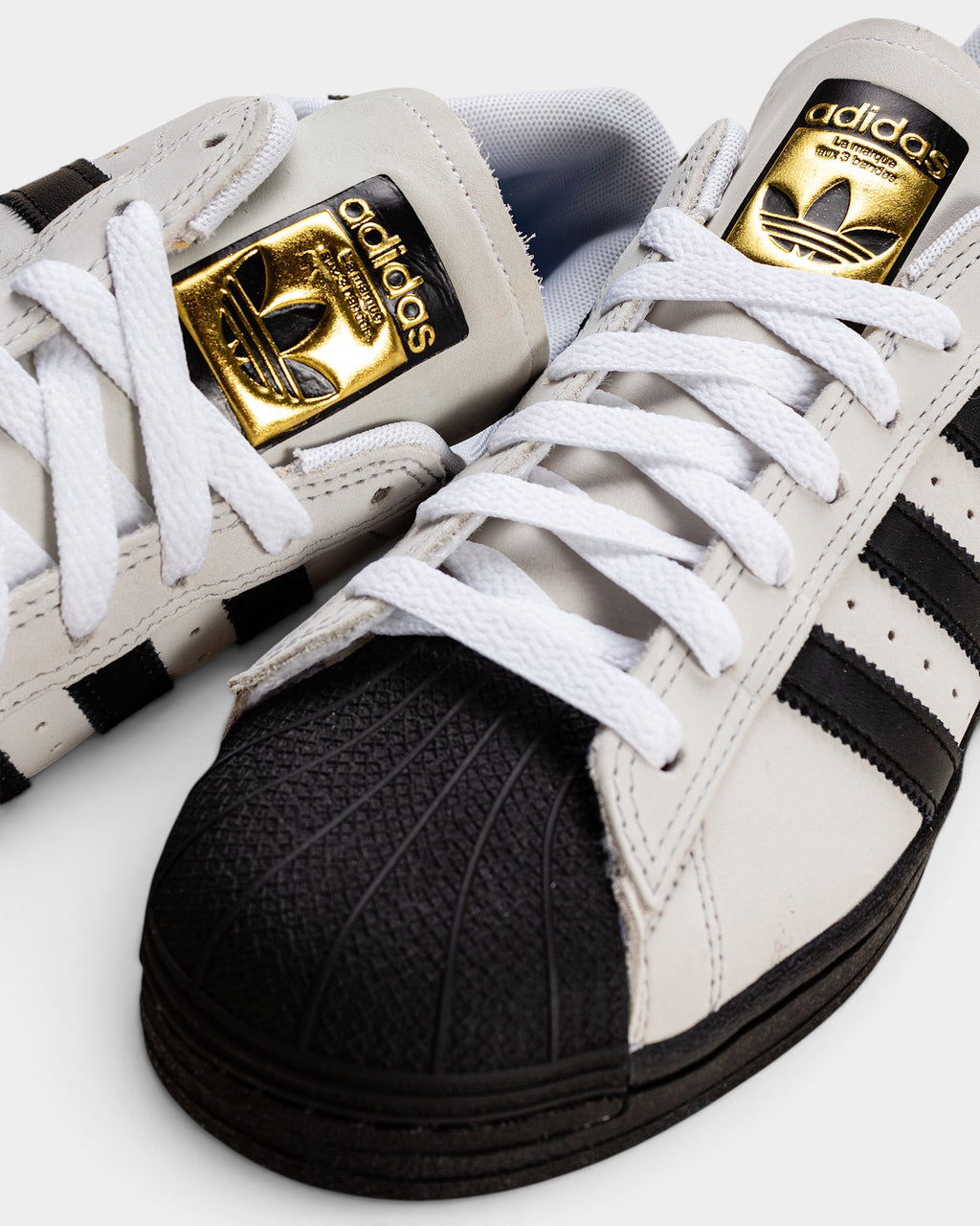 adidas Skateboarding Superstar ADV Shoes - Crystal White / Core Black / Cloud White
