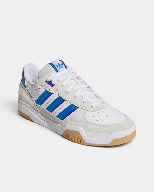 adidas Skateboarding Tekkira Cup Shoes - Cloud White / Bright Blue / Lucid Blue
