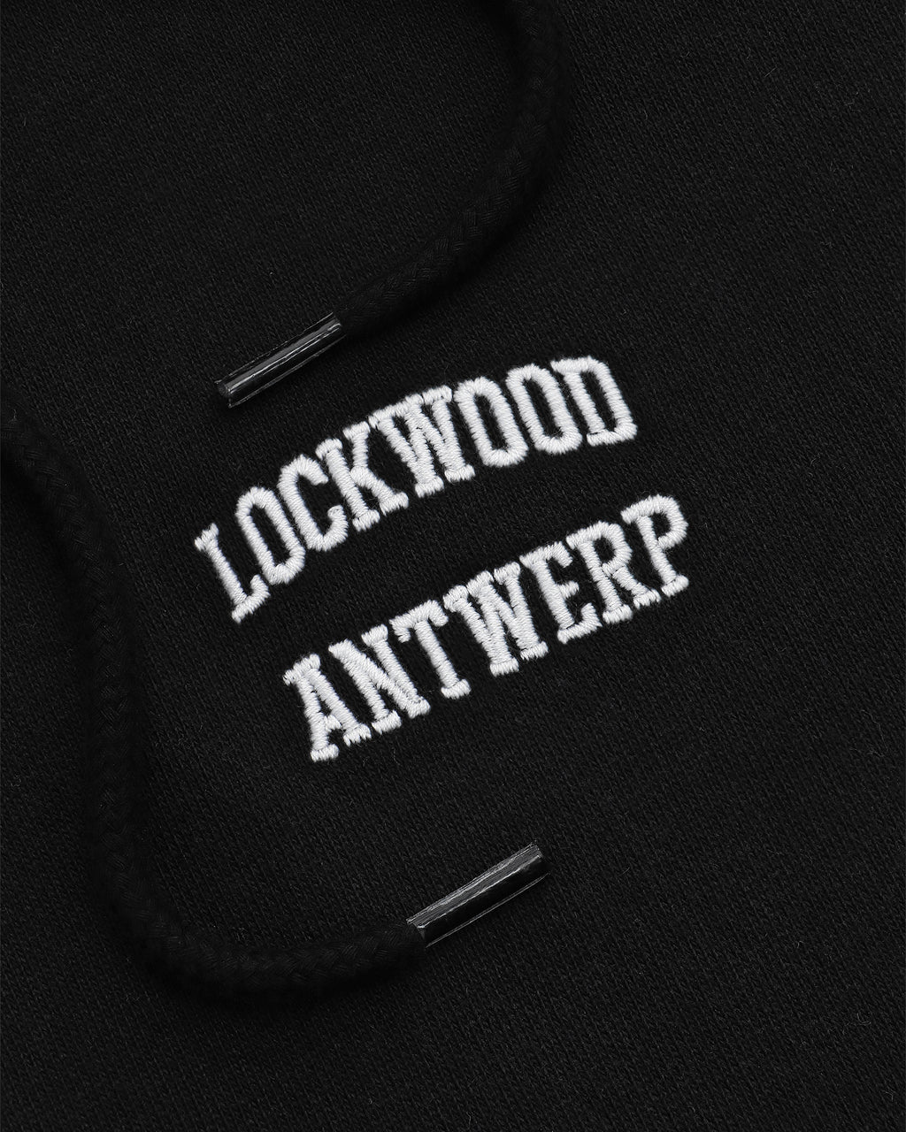 Lockwood Antwerp Embroidery Hoodie - Black