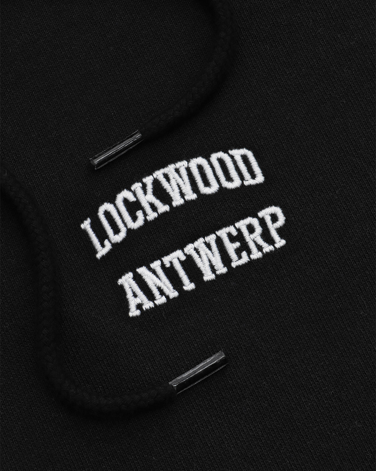 Lockwood Antwerp Embroidery Hoodie - Black
