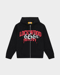 Lockwood x Duvel 666 Varsity Zip Hoodie - Black