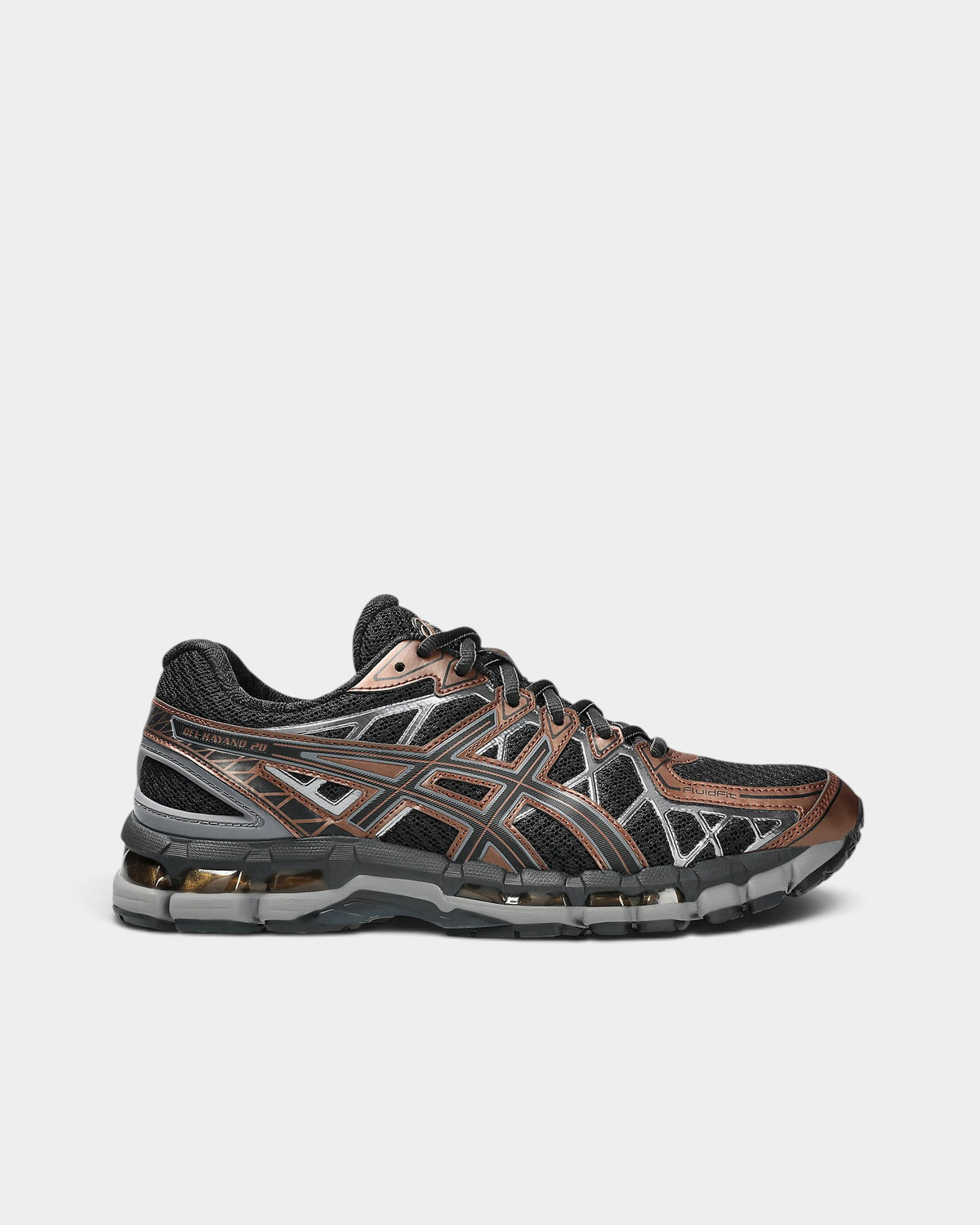 Asics GEL-Kayano 20 Shoes - Black / Reddish Brown