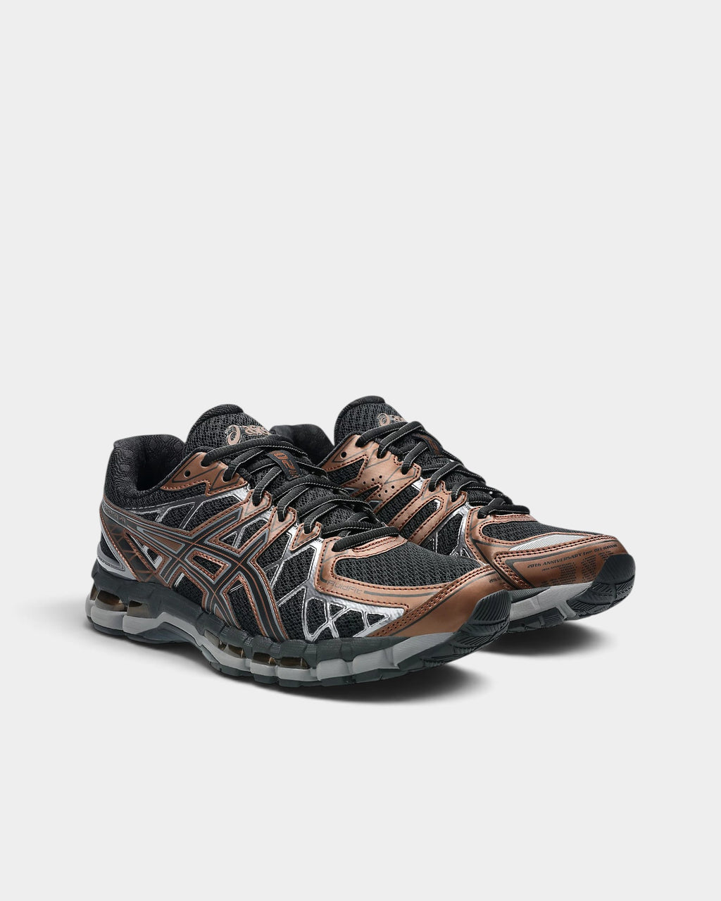 Asics GEL-Kayano 20 Shoes - Black / Reddish Brown