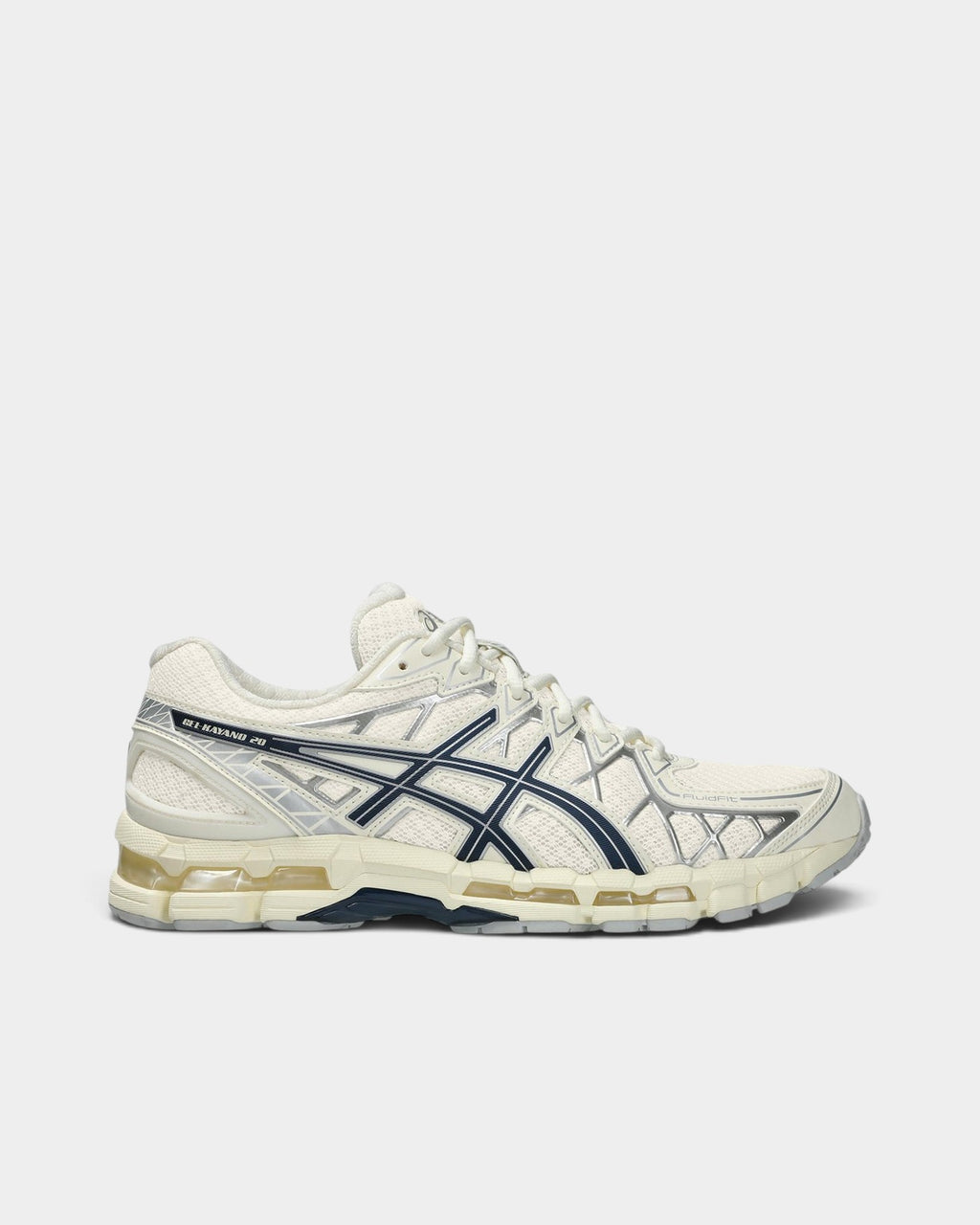 Asics GEL-Kayano 20 Shoes - Cream / Independence Blue