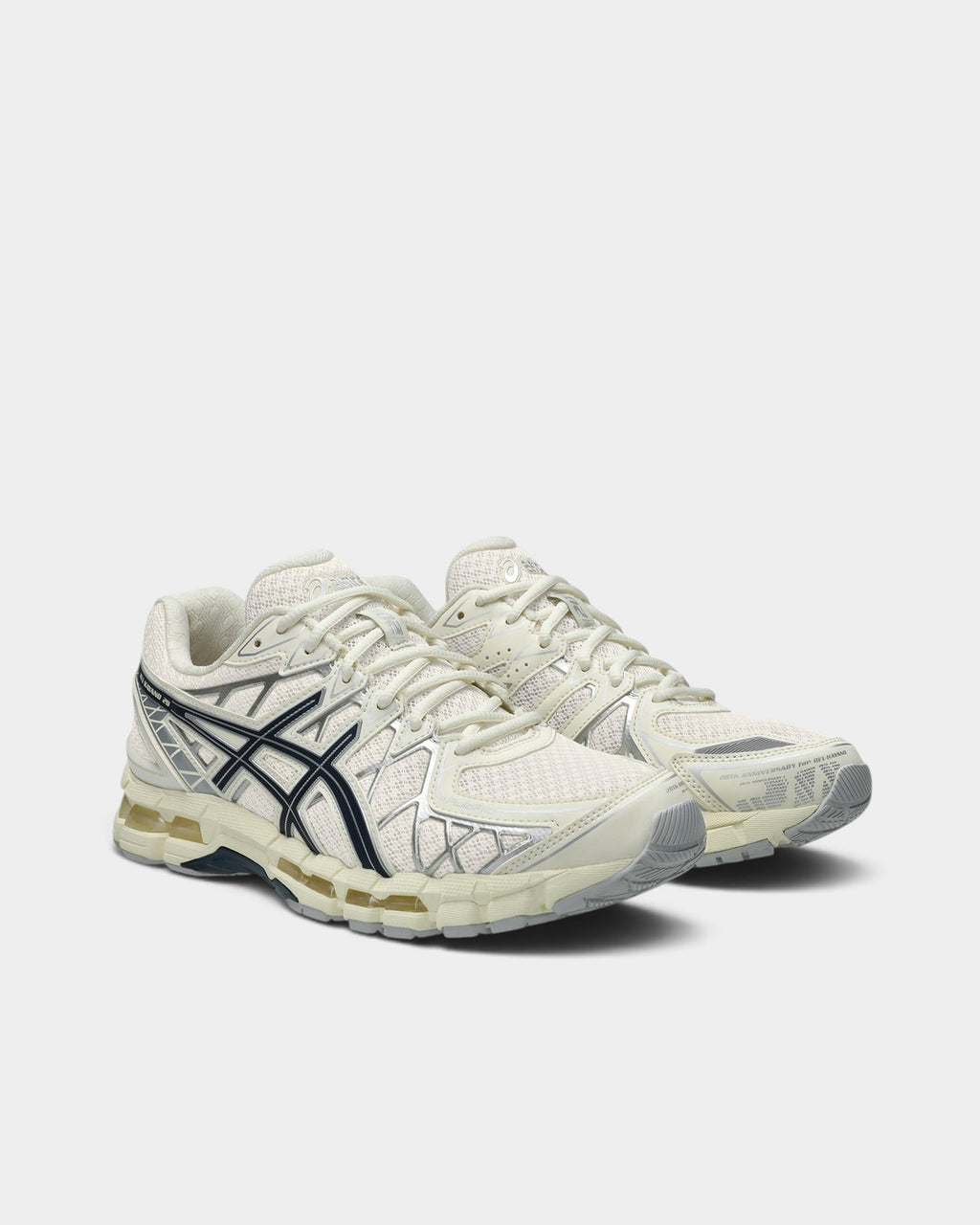 Asics GEL-Kayano 20 Shoes - Cream / Independence Blue