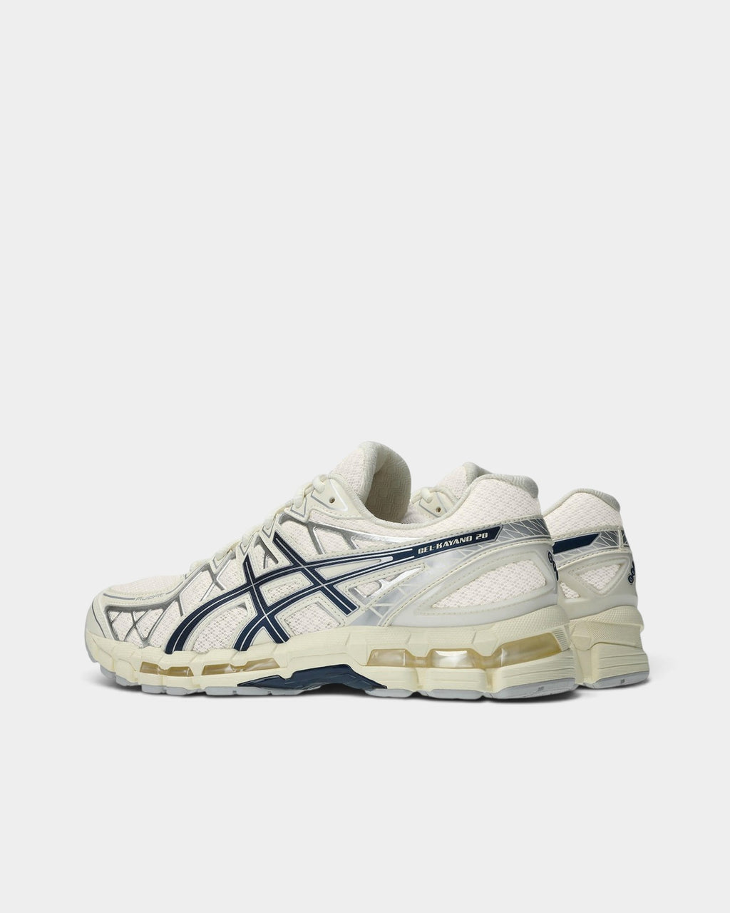 Asics GEL-Kayano 20 Shoes - Cream / Independence Blue