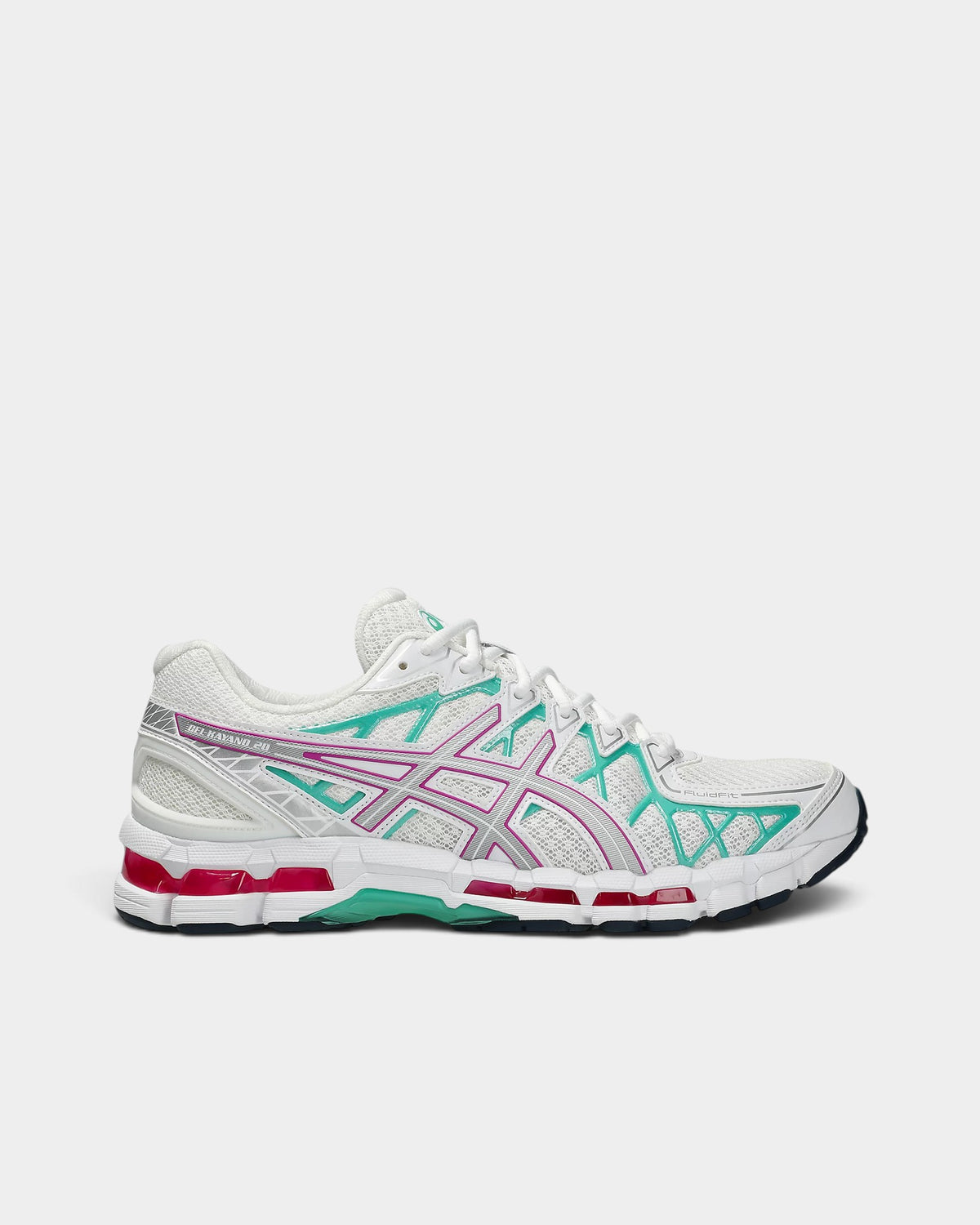 Asics GEL-Kayano 20 Shoes - White / Aurora Green