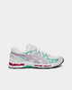 White/Aurora Green