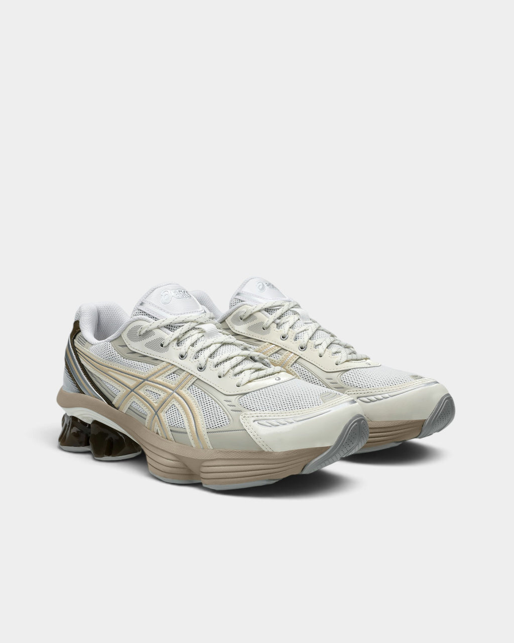 Asics GEL-Kinetic Fluent Shoes - White / Marzipan