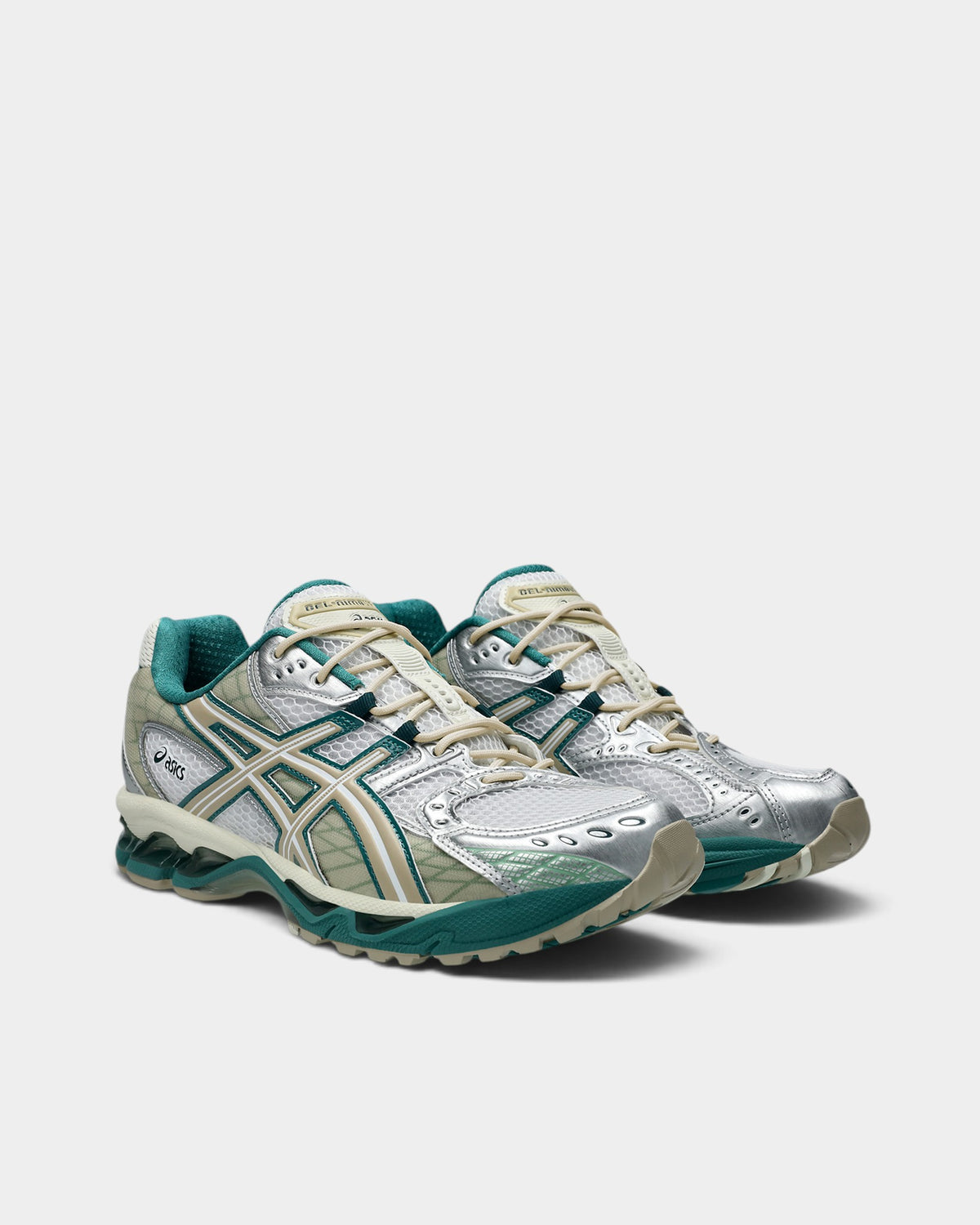 Asics GEL-NIMBUS 10.1 Shoes - White / Rainy Lake