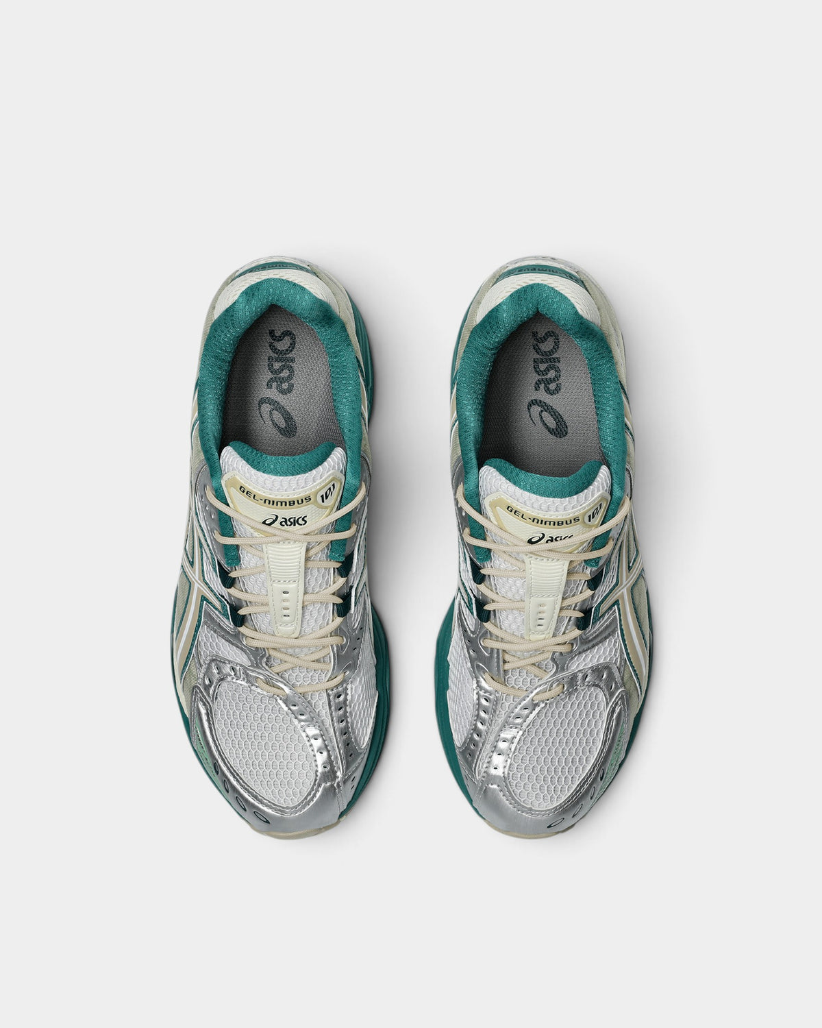 Asics GEL-NIMBUS 10.1 Shoes - White / Rainy Lake