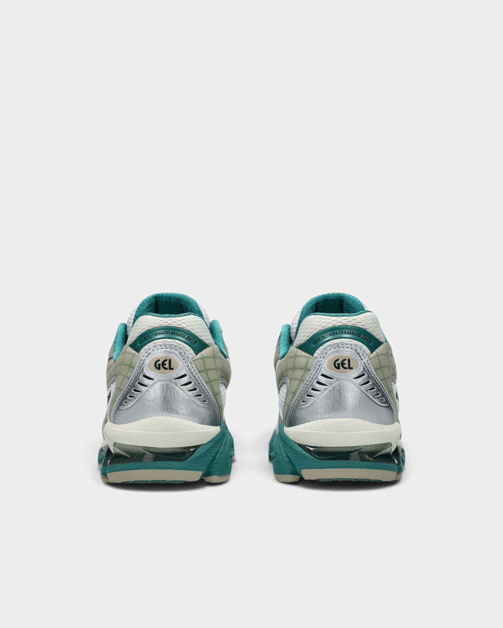 Asics GEL-Nimbus 10.1 Shoes - White/Rainy Lake – Lockwood Avenue