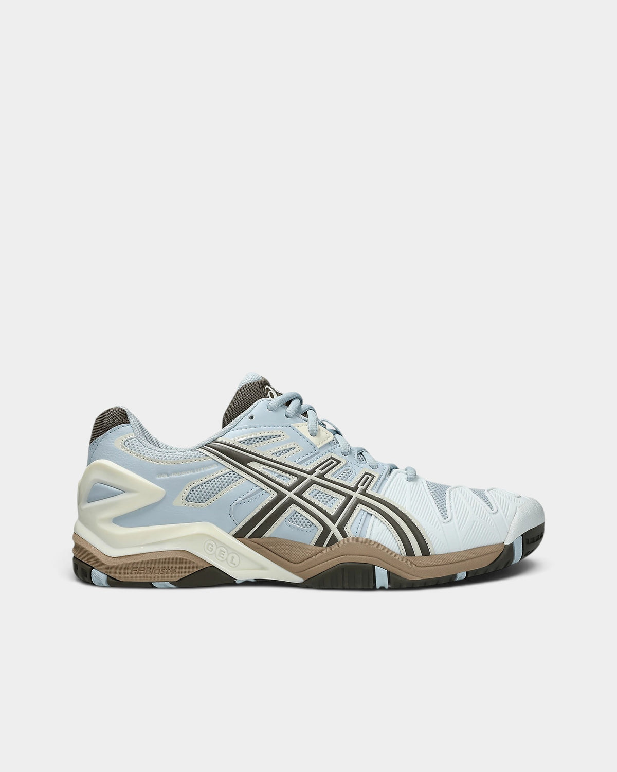 Asics GEL-Resolution 5 Shoes - Storm Cloud / Sepia Brown