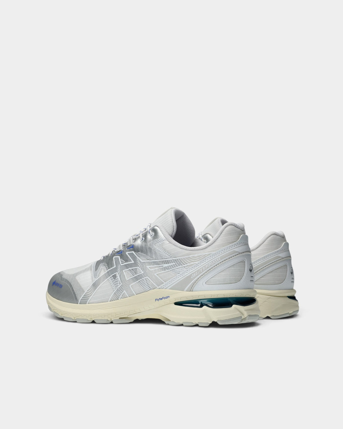 Asics GEL-Terrain GTX (Gore-Tex) Shoes - White / Pure Silver