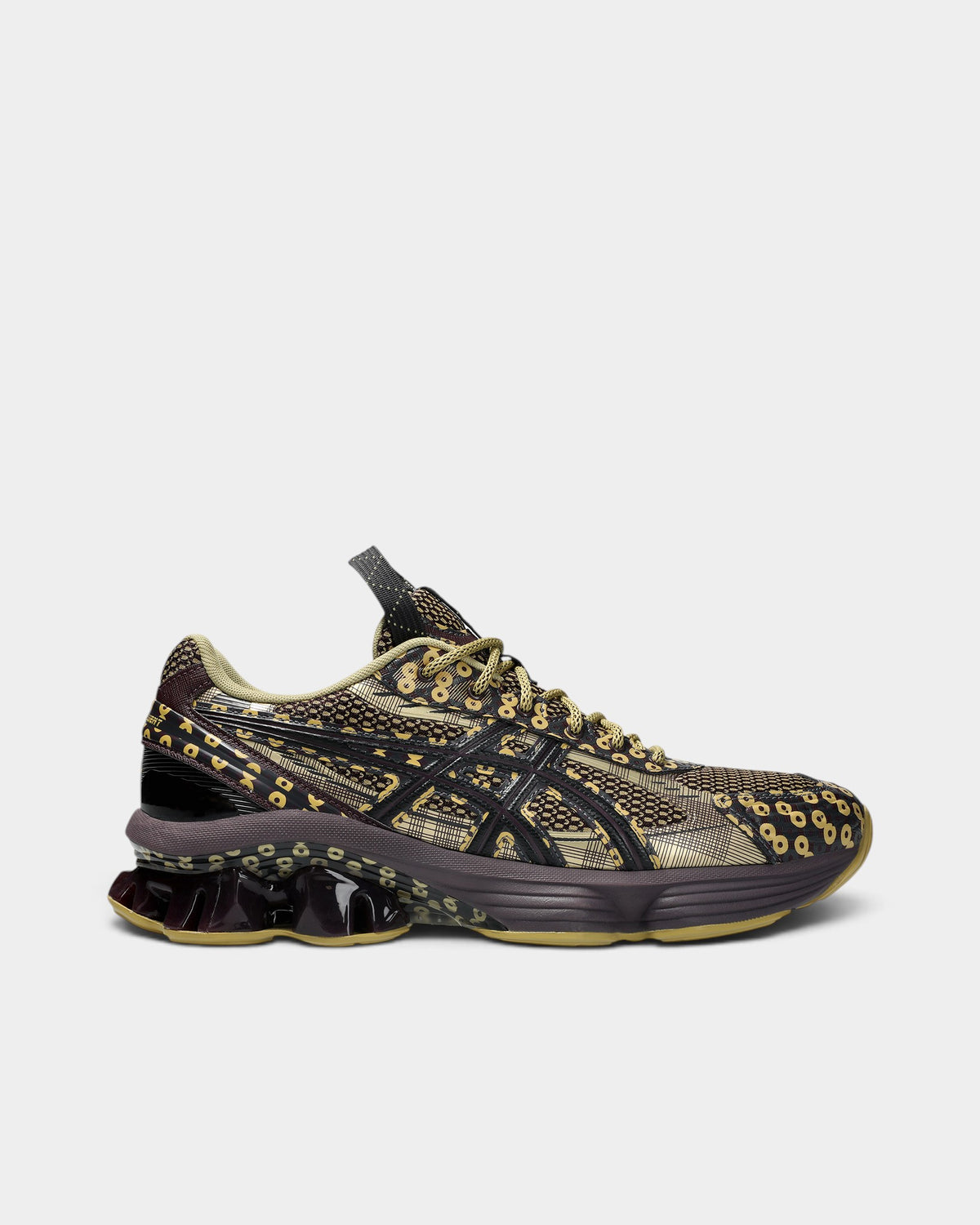 Asics US7-S GEL-Kinetic Fluent Shoes - Beniimo Purple / Lemongrass