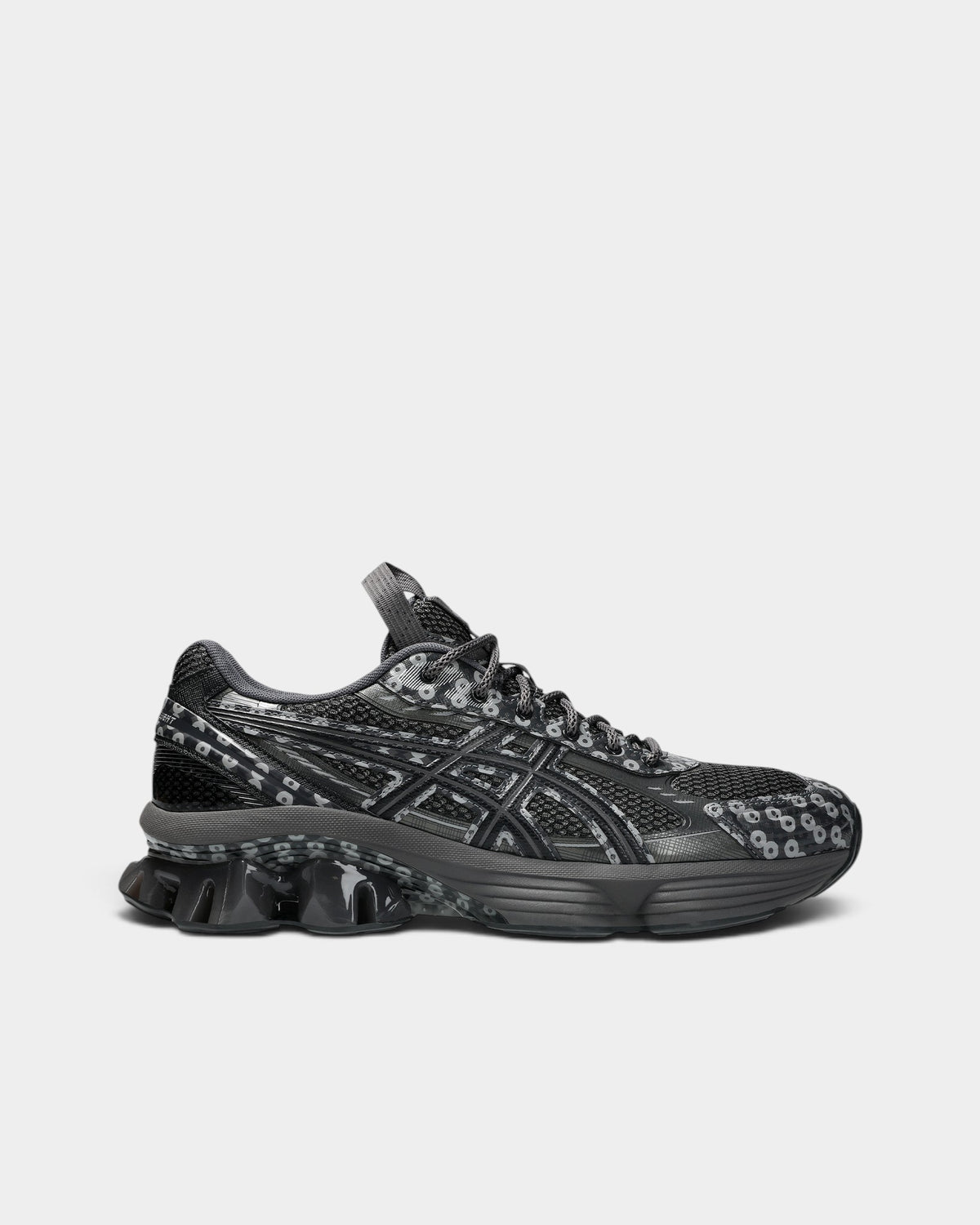Asics US7-S GEL-Kinetic Fluent Shoes - Obsidian Grey / Graphite Grey