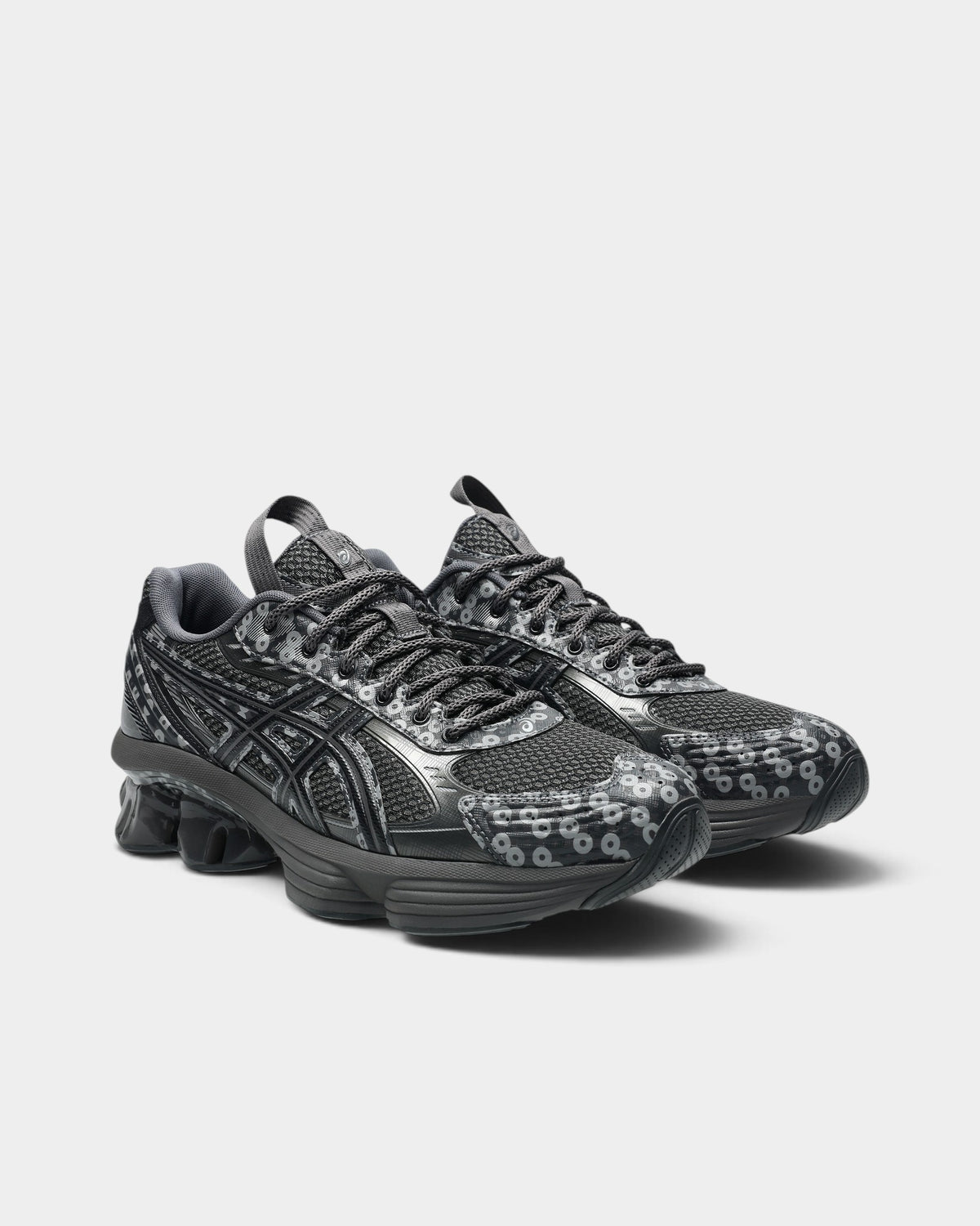 Asics US7-S GEL-Kinetic Fluent Shoes - Obsidian Grey / Graphite Grey