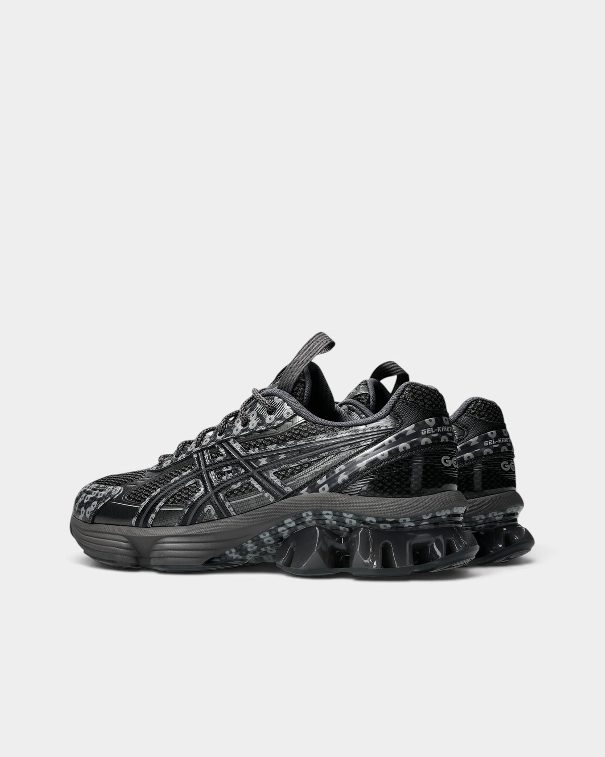 Asics US7-S GEL-Kinetic Fluent Shoes - Obsidian Grey / Graphite Grey
