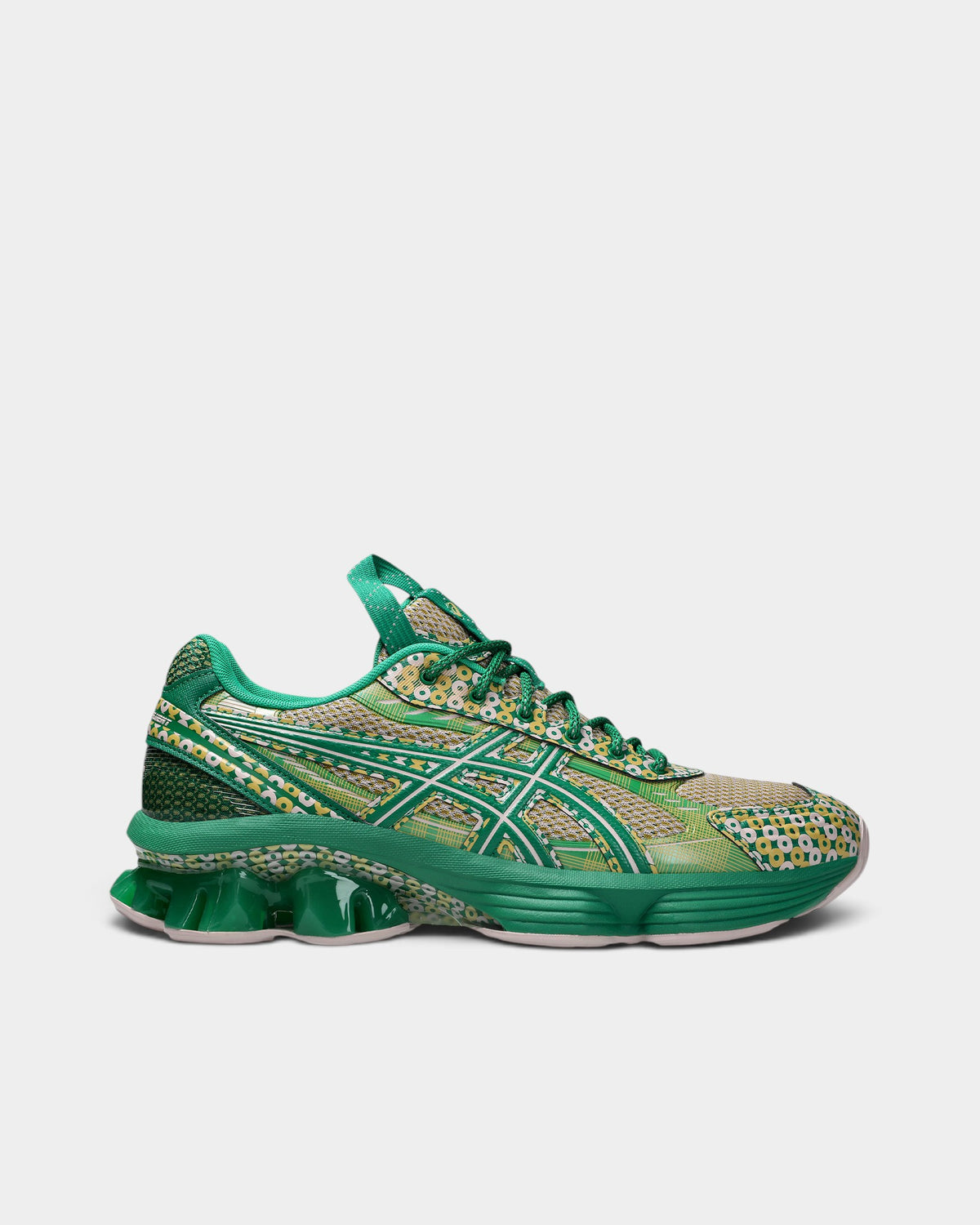 Asics US7-S GEL-Kinetic Fluent Shoes - Watershed Rose / Kale