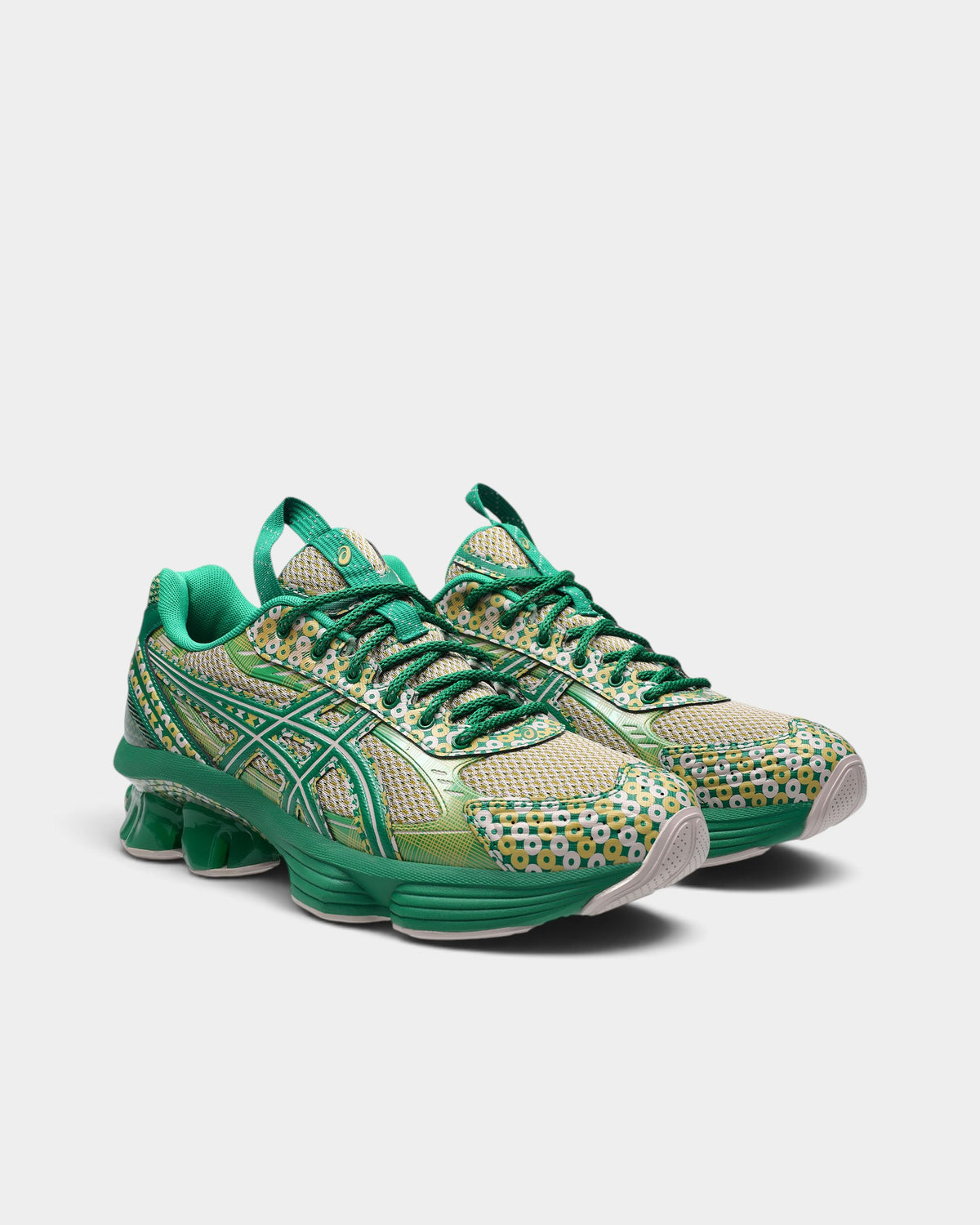 Asics US7-S GEL-Kinetic Fluent Shoes - Watershed Rose / Kale