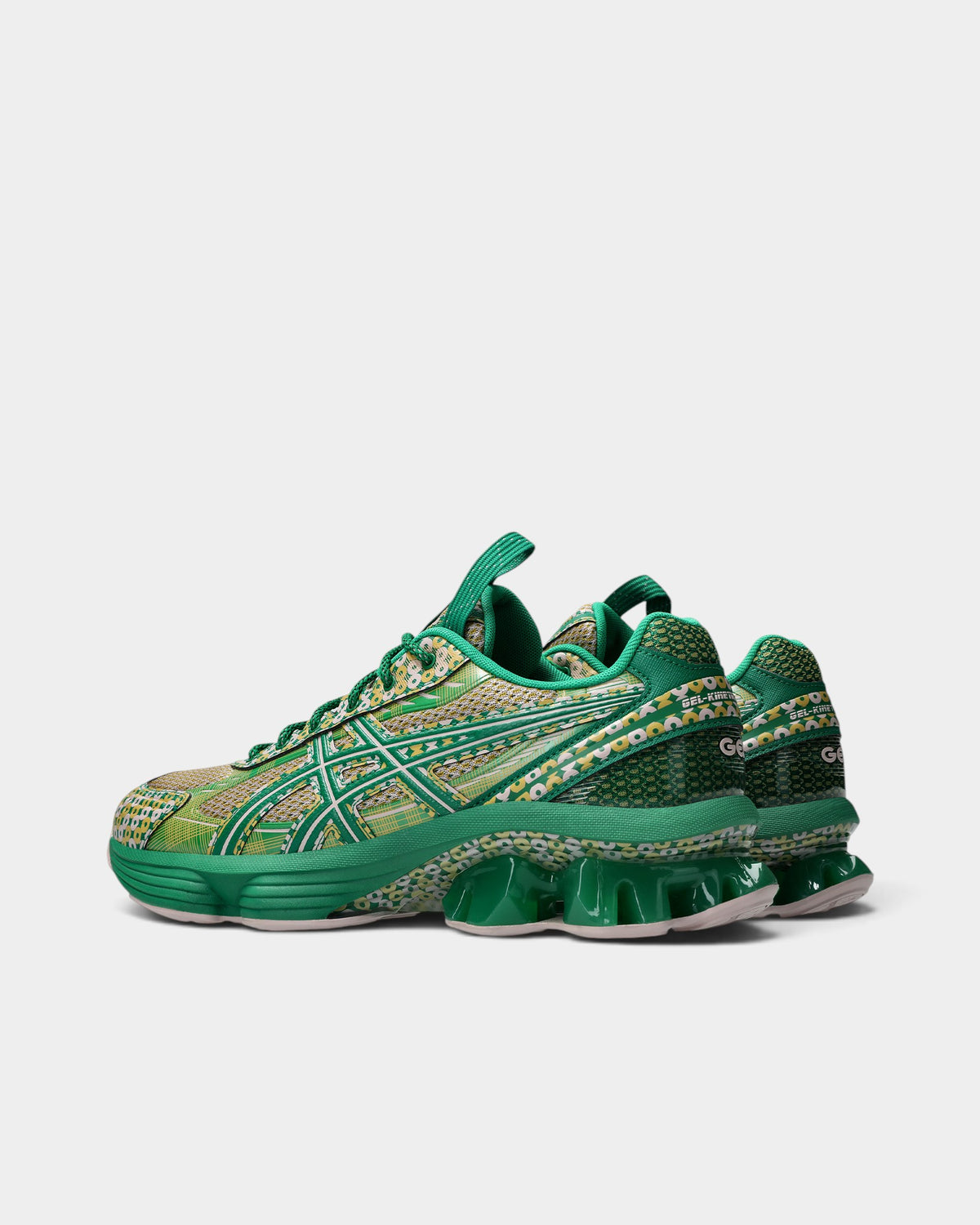 Asics US7-S GEL-Kinetic Fluent Shoes - Watershed Rose / Kale