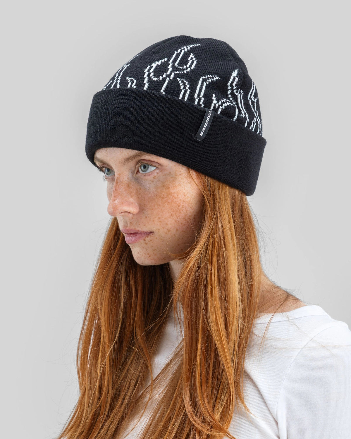 Beyond Medals 00s Flame Beanie - Black