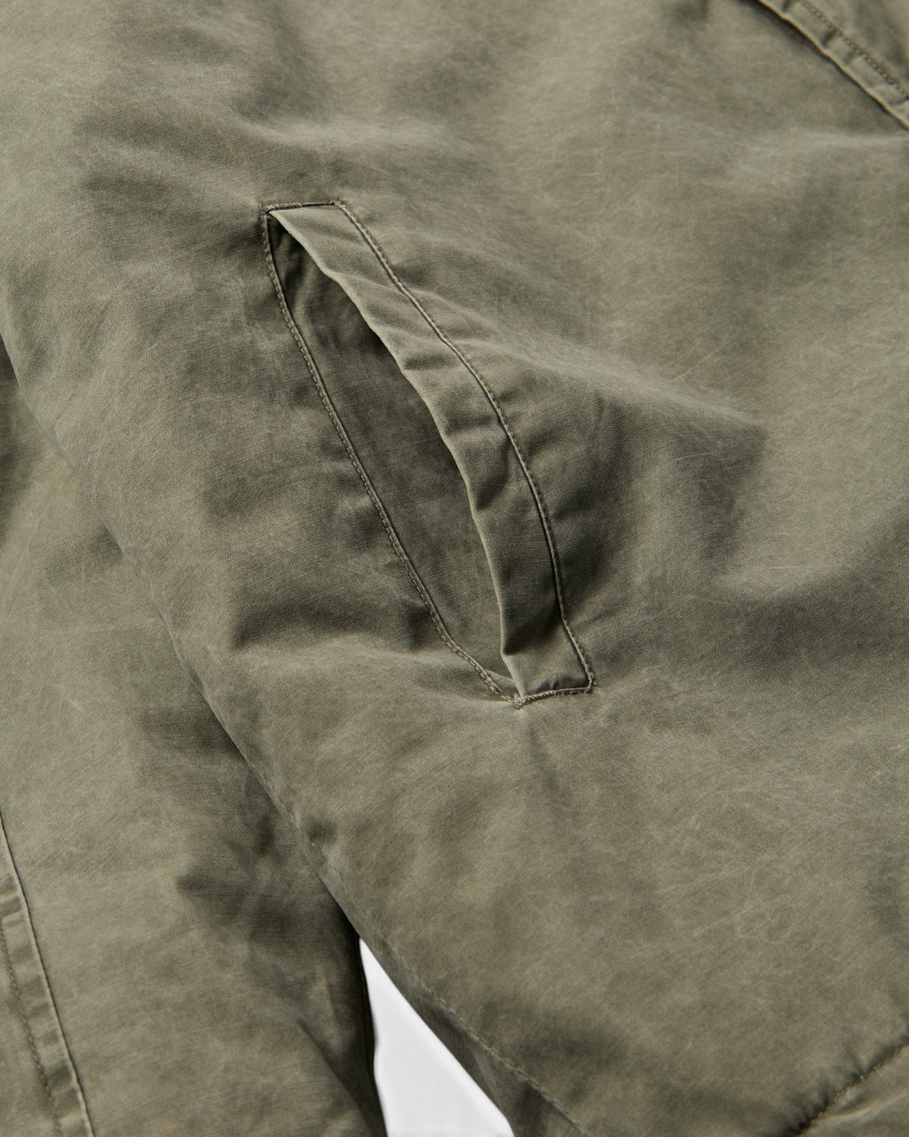 by Parra Darwin Takes Flight Jacket - Green, close-up of a side pocket