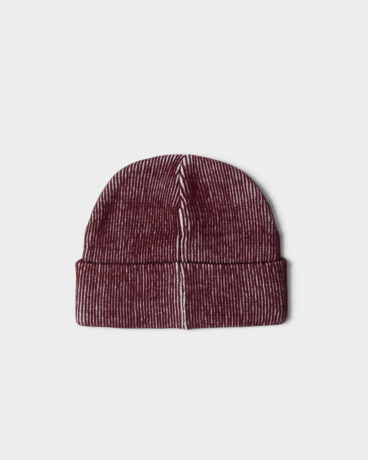 by Parra Forgotten Hobbies Beanie - Dark Red, back view