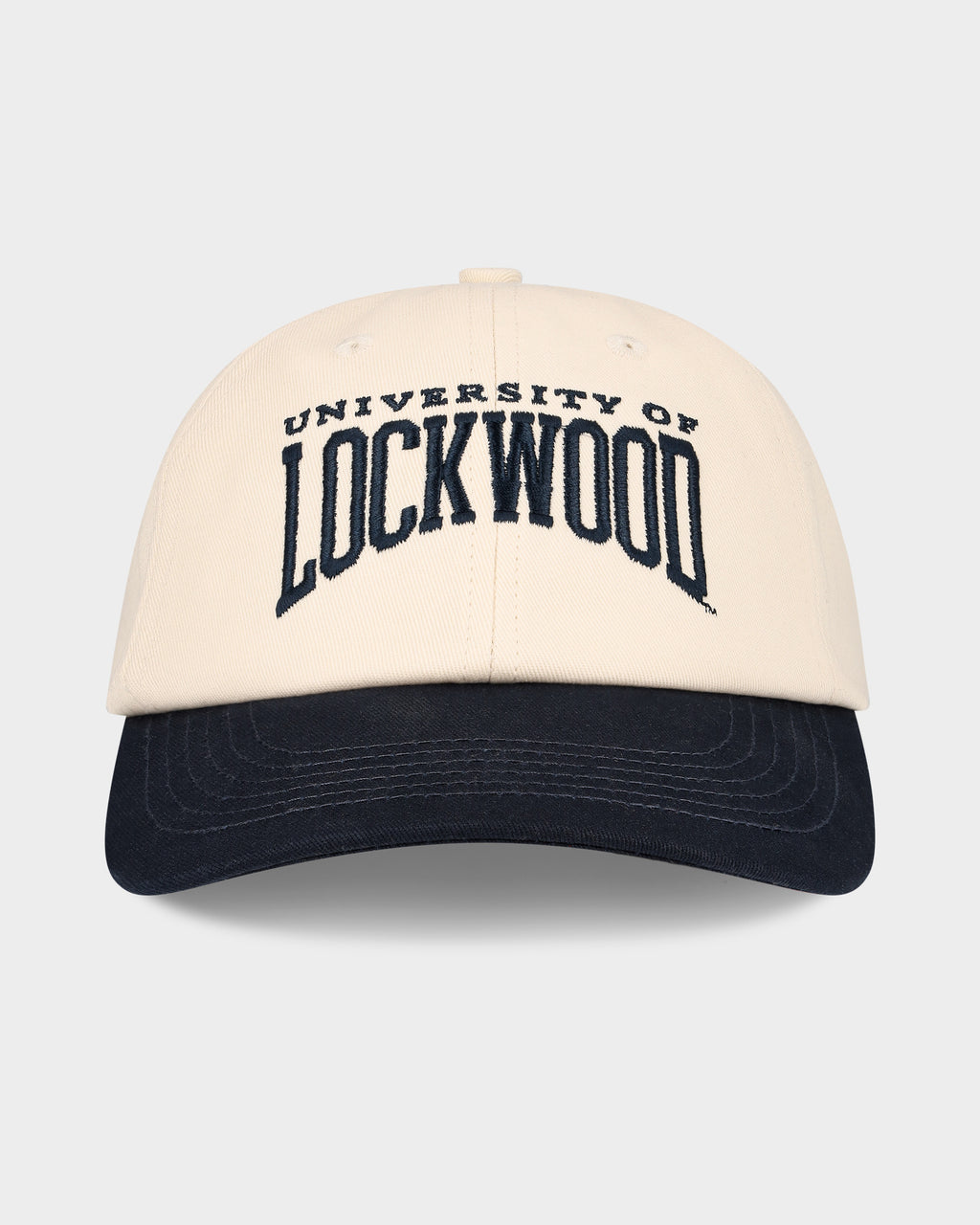 Lockwood University Cap - Off-White/Navy