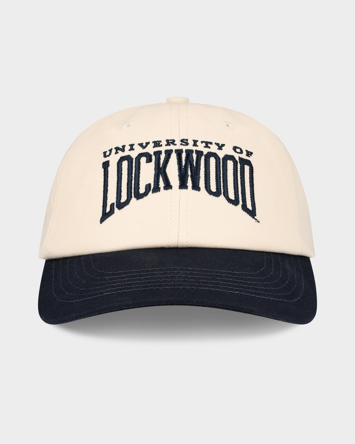 Lockwood University Cap - Off-White/Navy