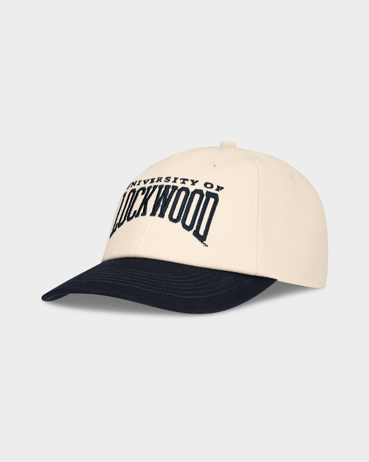 Lockwood University Cap - Off-White/Navy
