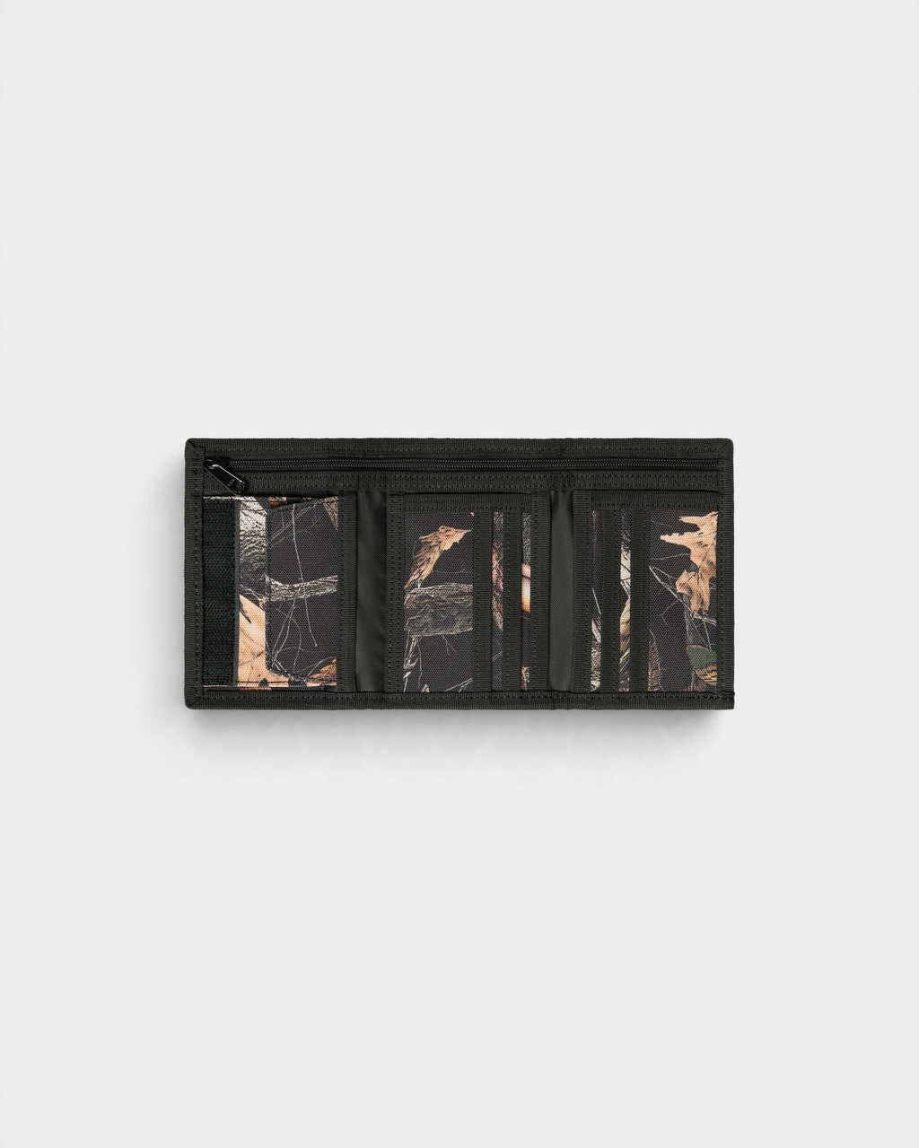 Carhartt Alec Wallet - Camo Feather Tree, Black, flat-lay, second view