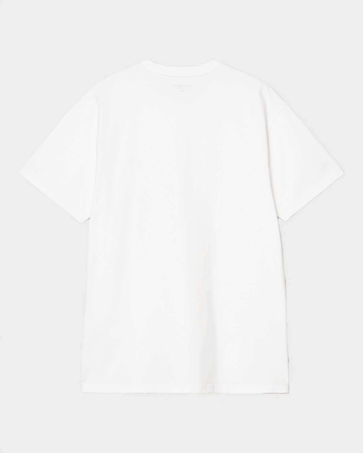 Carhartt Chase T-Shirt - White/Gold, flat-lay, second view