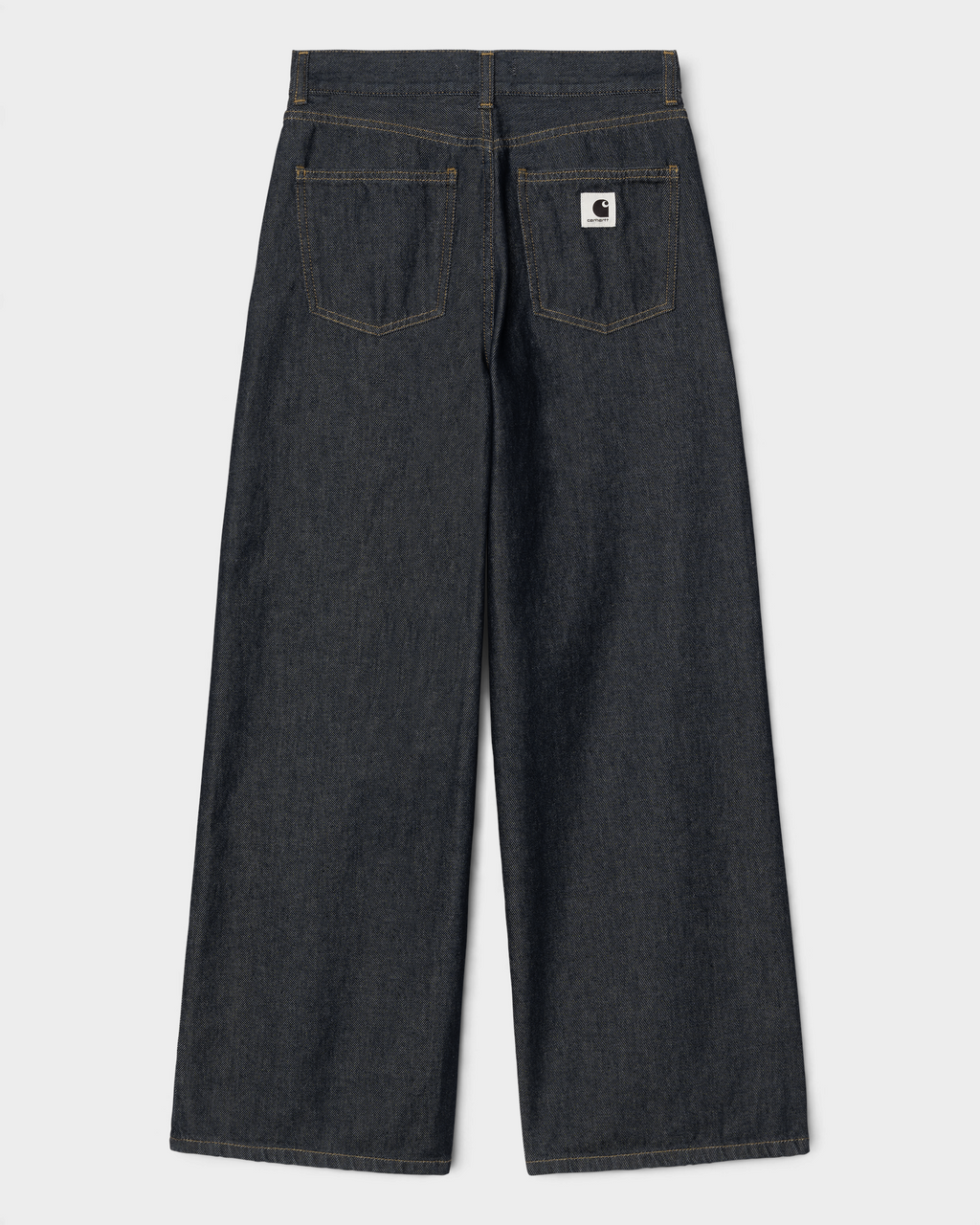 Carhartt W' Jane Pants - Blue, Rinsed, front flat-lay