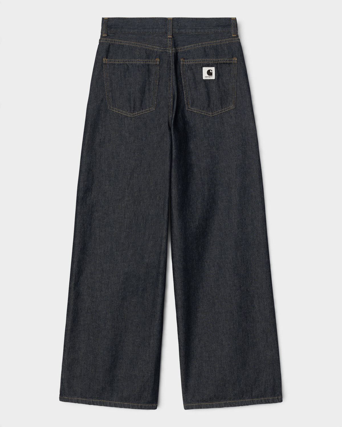 Carhartt W' Jane Pants - Blue, Rinsed, front flat-lay