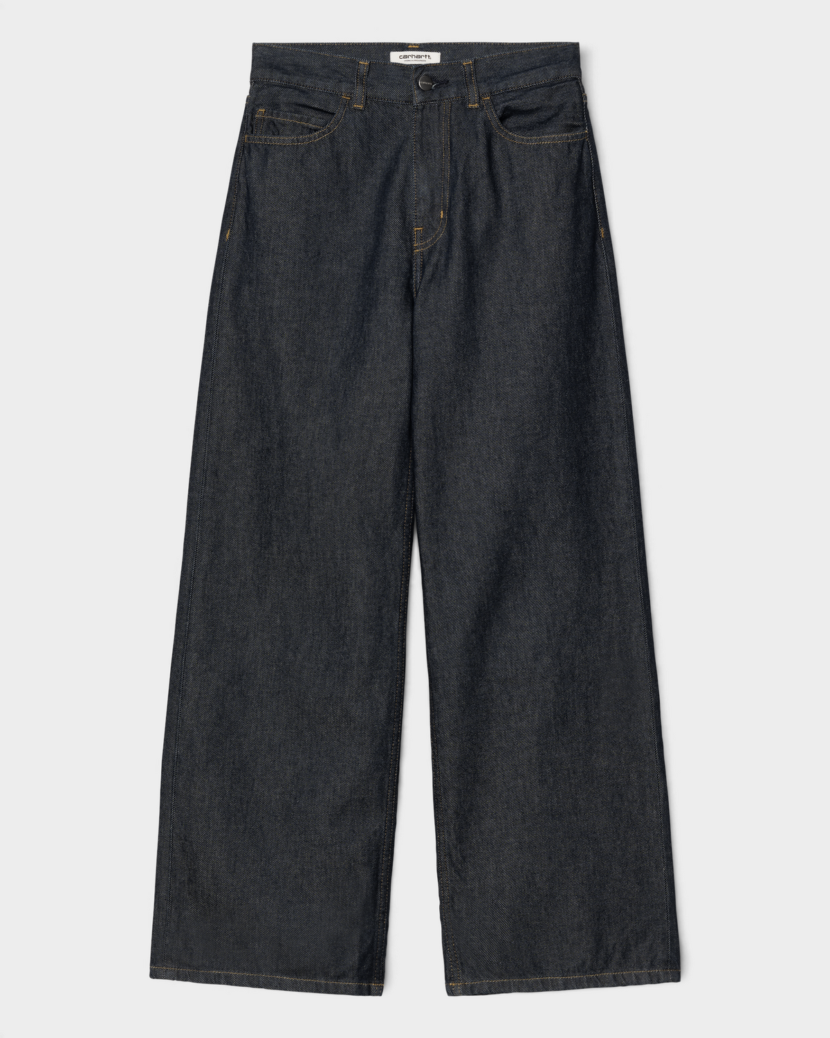 Carhartt W' Jane Pants - Blue, Rinsed, flat-lay, second view