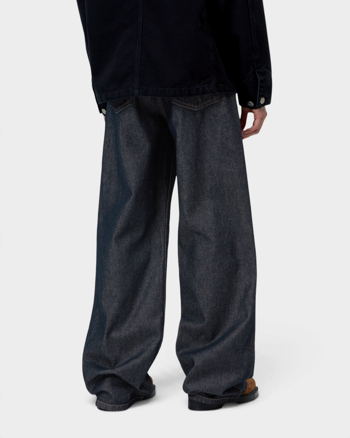 Carhartt W' Jane Pants - Blue, Rinsed, worn by a model