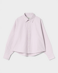 Carhartt W' Long-Sleeve Kanan Shirt - Kanan Stripe, Hortensia, front flat-lay