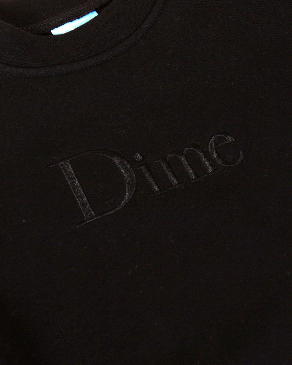 Dime Classic Logo Kids Crewneck Sweatshirt - Black