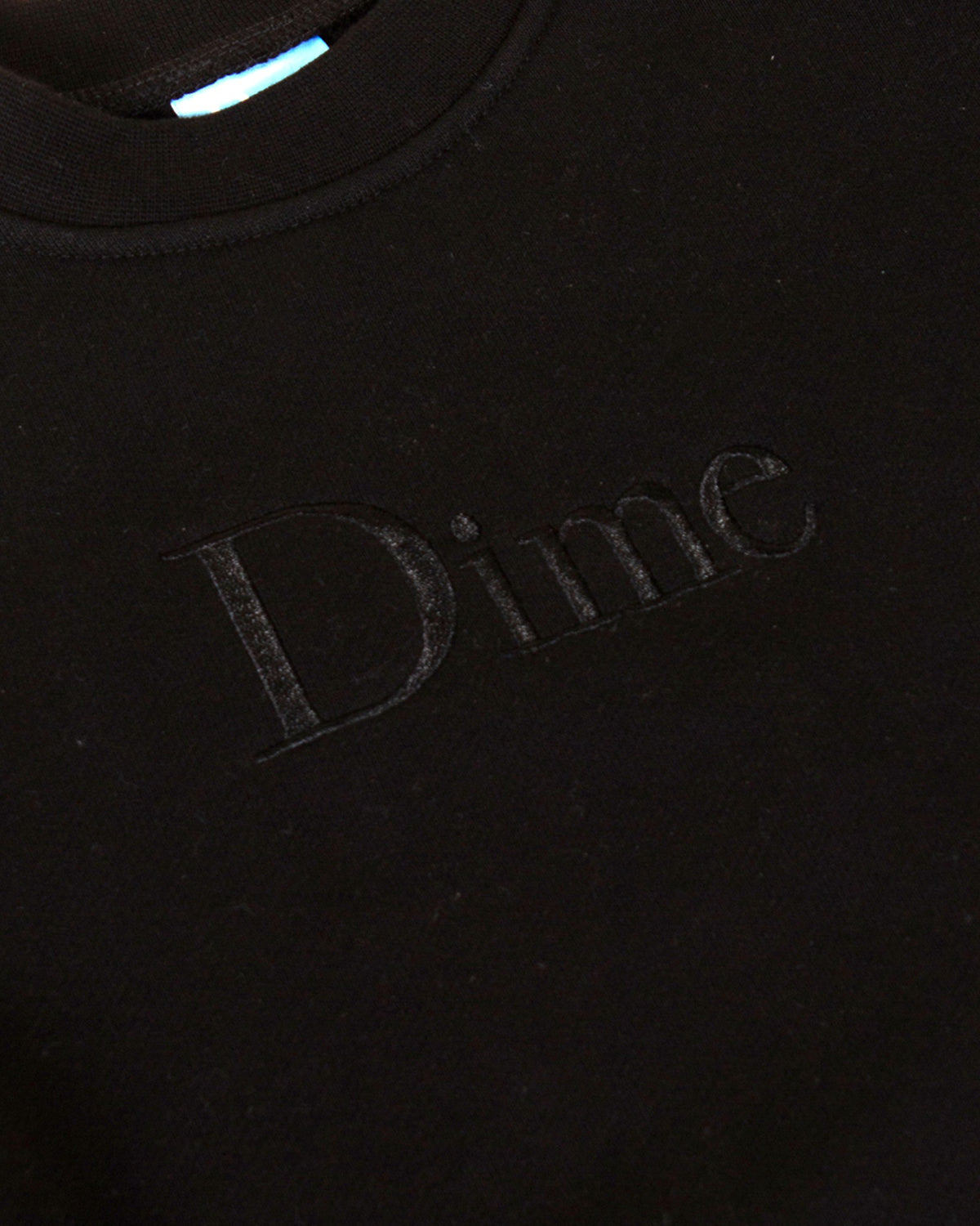 Dime Classic Logo Kids Crewneck Sweatshirt - Black